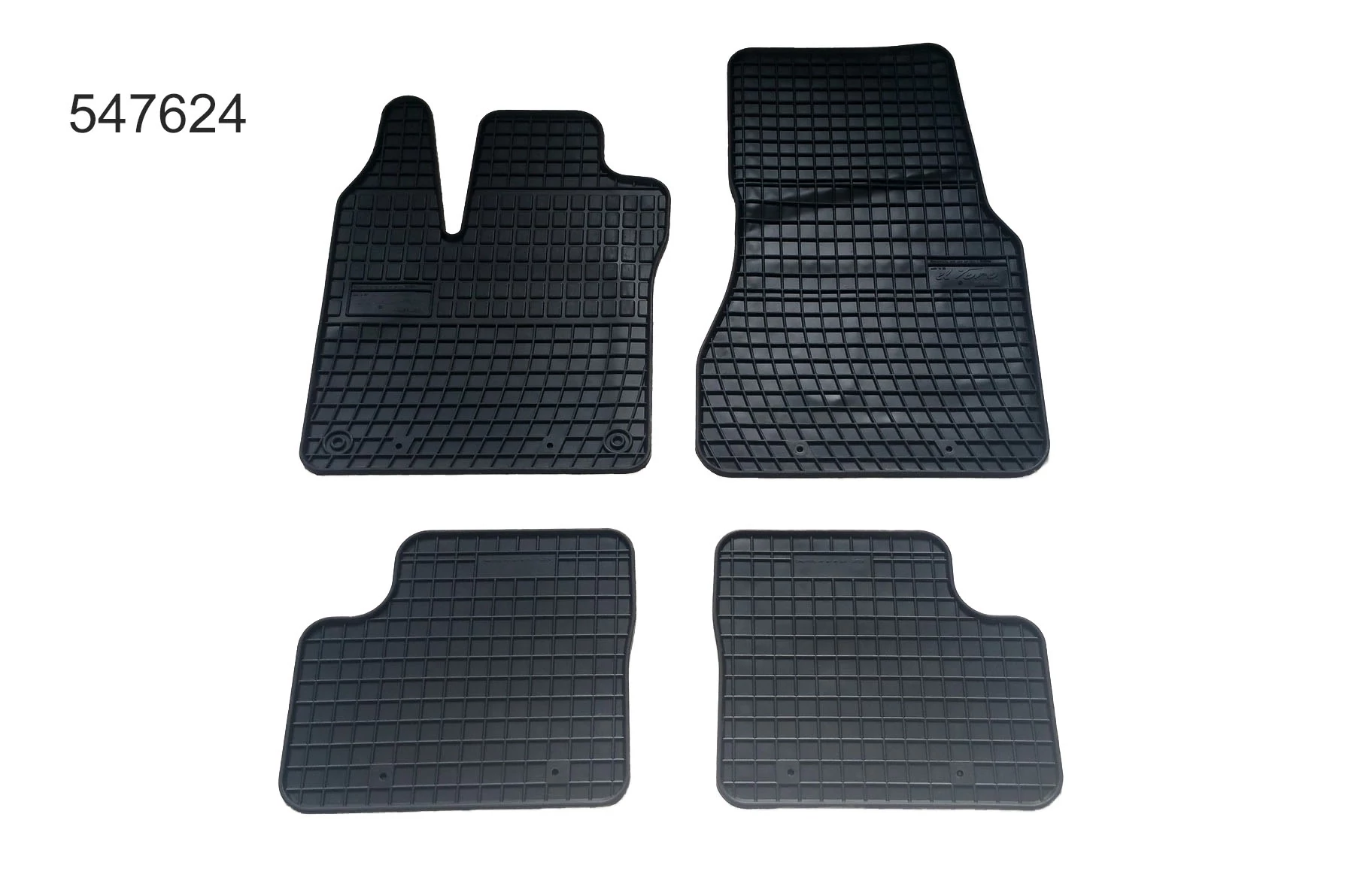 Mercedes Benz Smart Forfour II Frogum 547624 fekete gumiszőnyeg szett