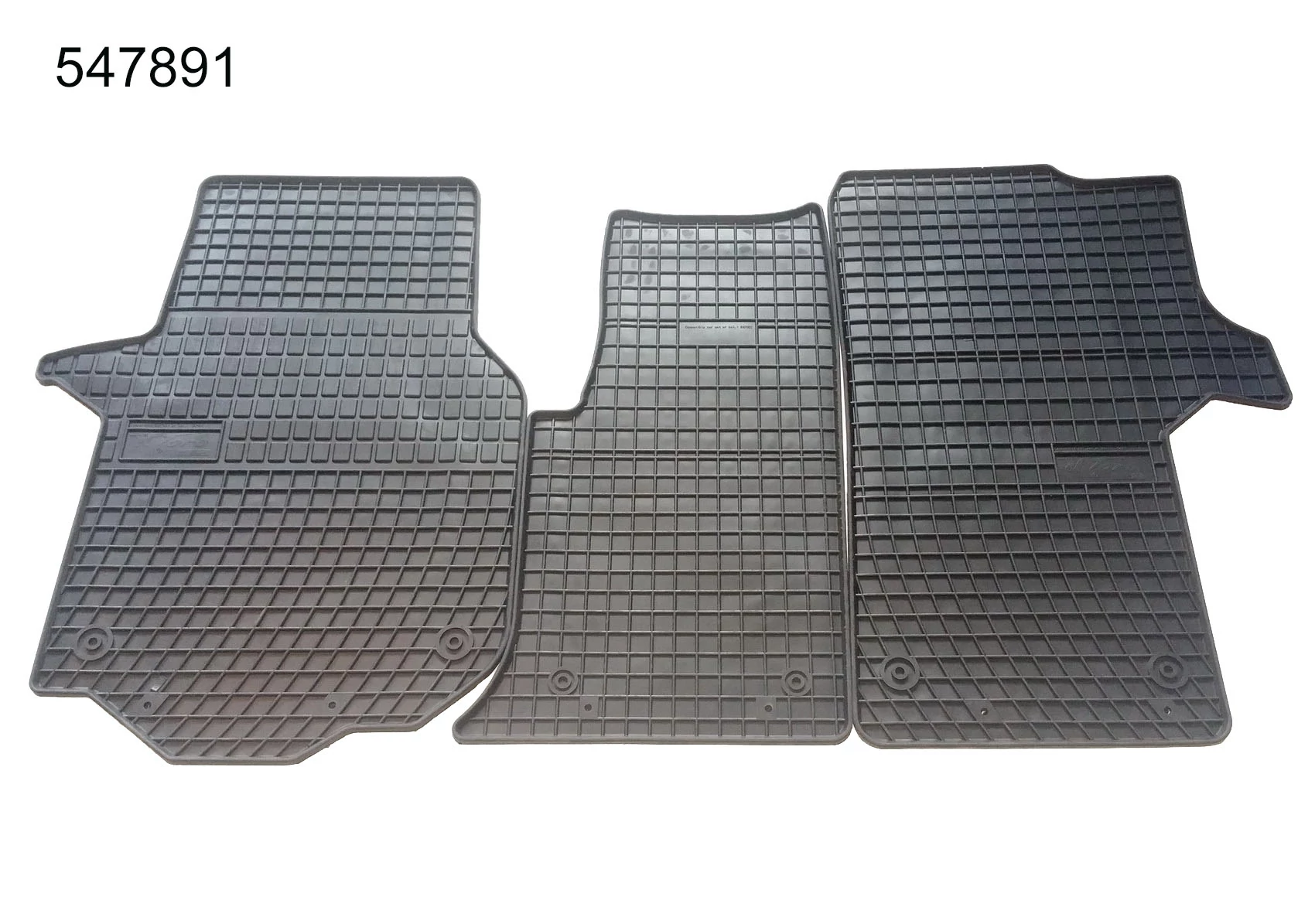 Volkswagen VW Crafter II Frogum 547891 fekete gumiszőnyeg szett