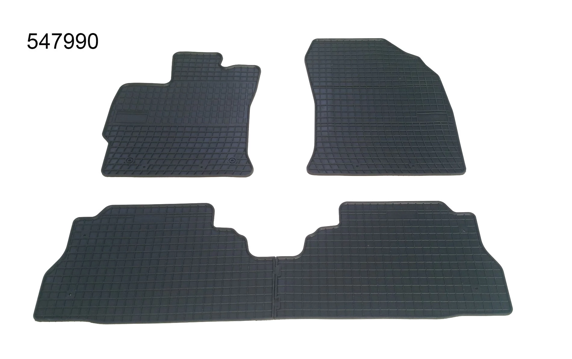 Toyota Prius III Plus Frogum 547990 fekete gumiszőnyeg szett