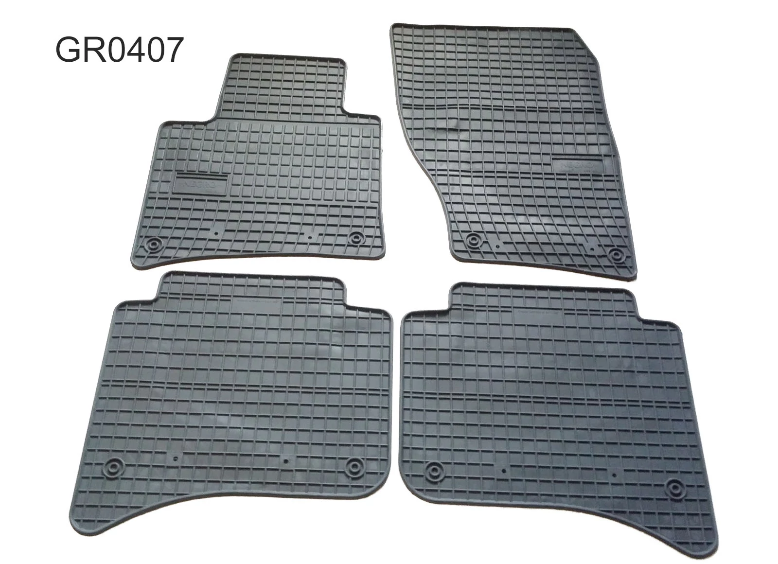 Porsche Cayenne II Frogum GR0407 szürke gumiszőnyeg szett