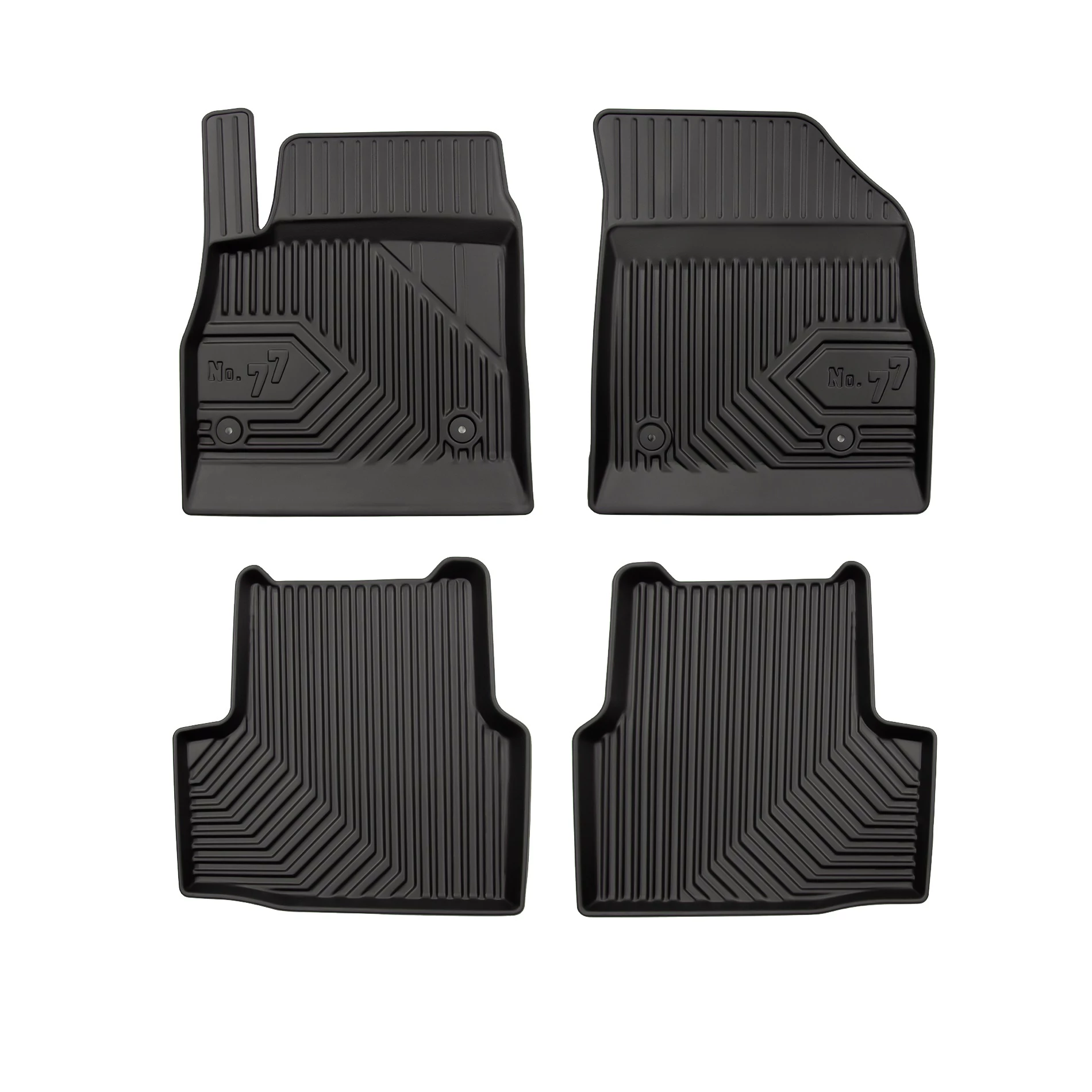 Opel Astra K Frogum No77 fekete 3D hótálcás TPE gumiszőnyeg szett 77407022