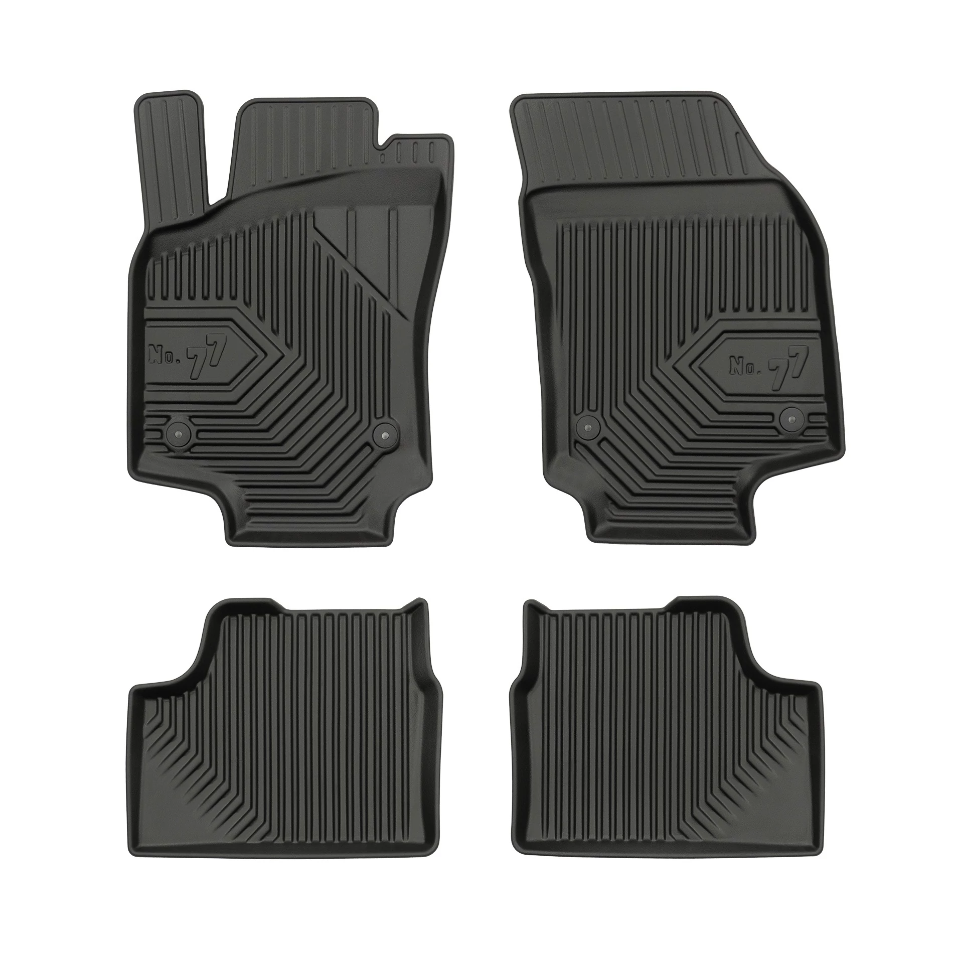 Opel Astra H Frogum No77 fekete 3D hótálcás TPE gumiszőnyeg szett 77407091