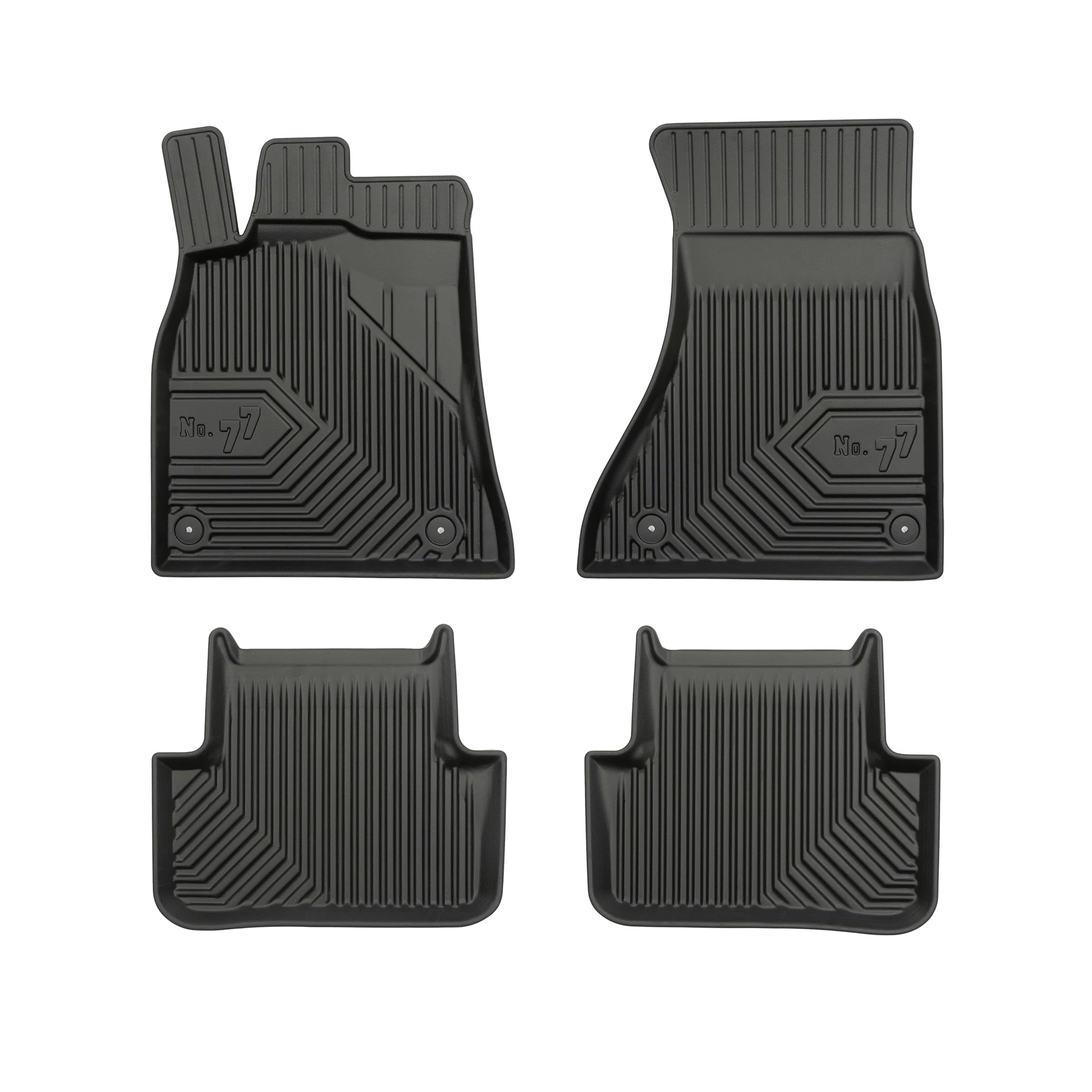 Audi A4 B8 Frogum No77 fekete 3D hótálcás TPE gumiszőnyeg szett 77407114