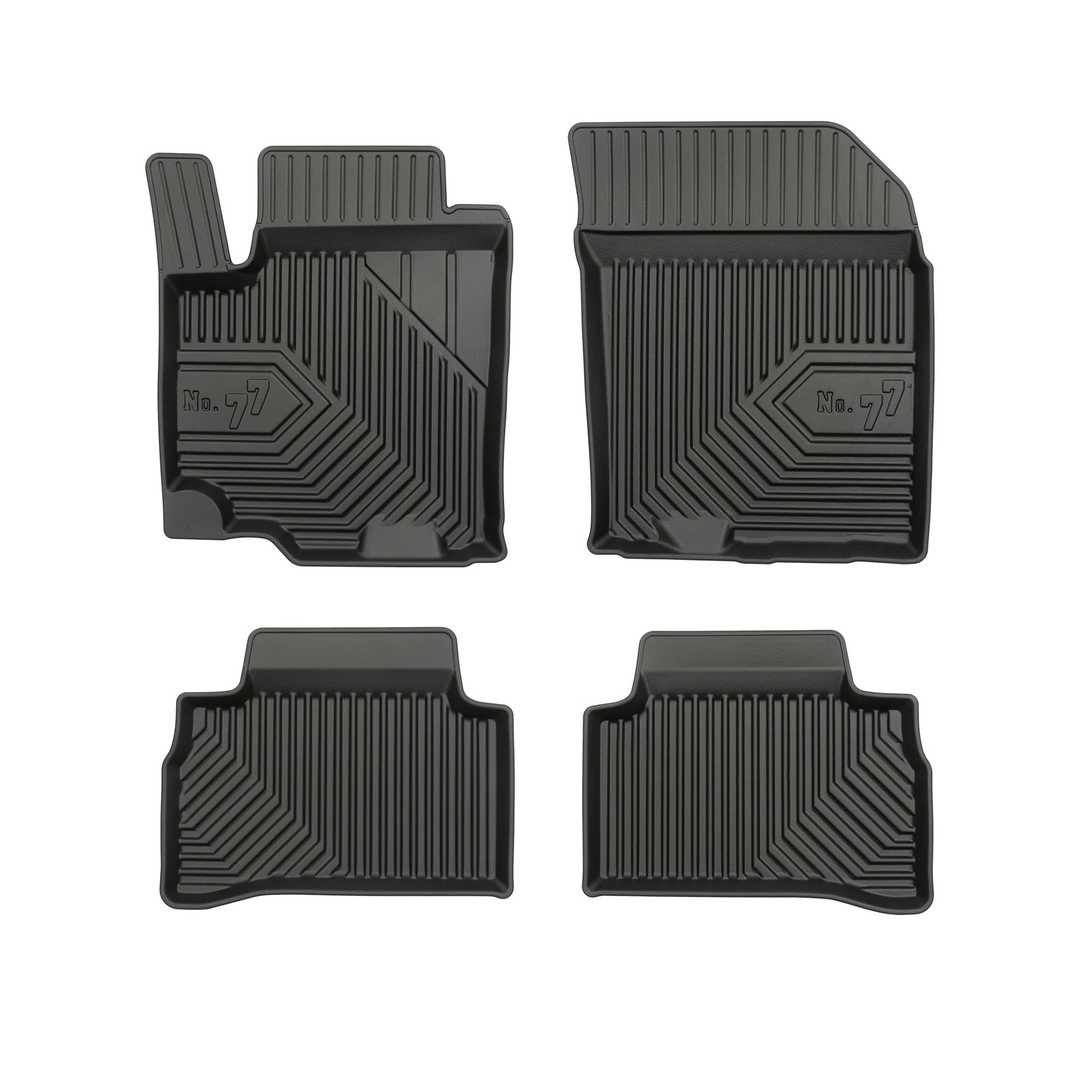 Suzuki Vitara II 2015-2018 Frogum No77 fekete 3D hótálcás TPE gumiszőnyeg szett 77407121