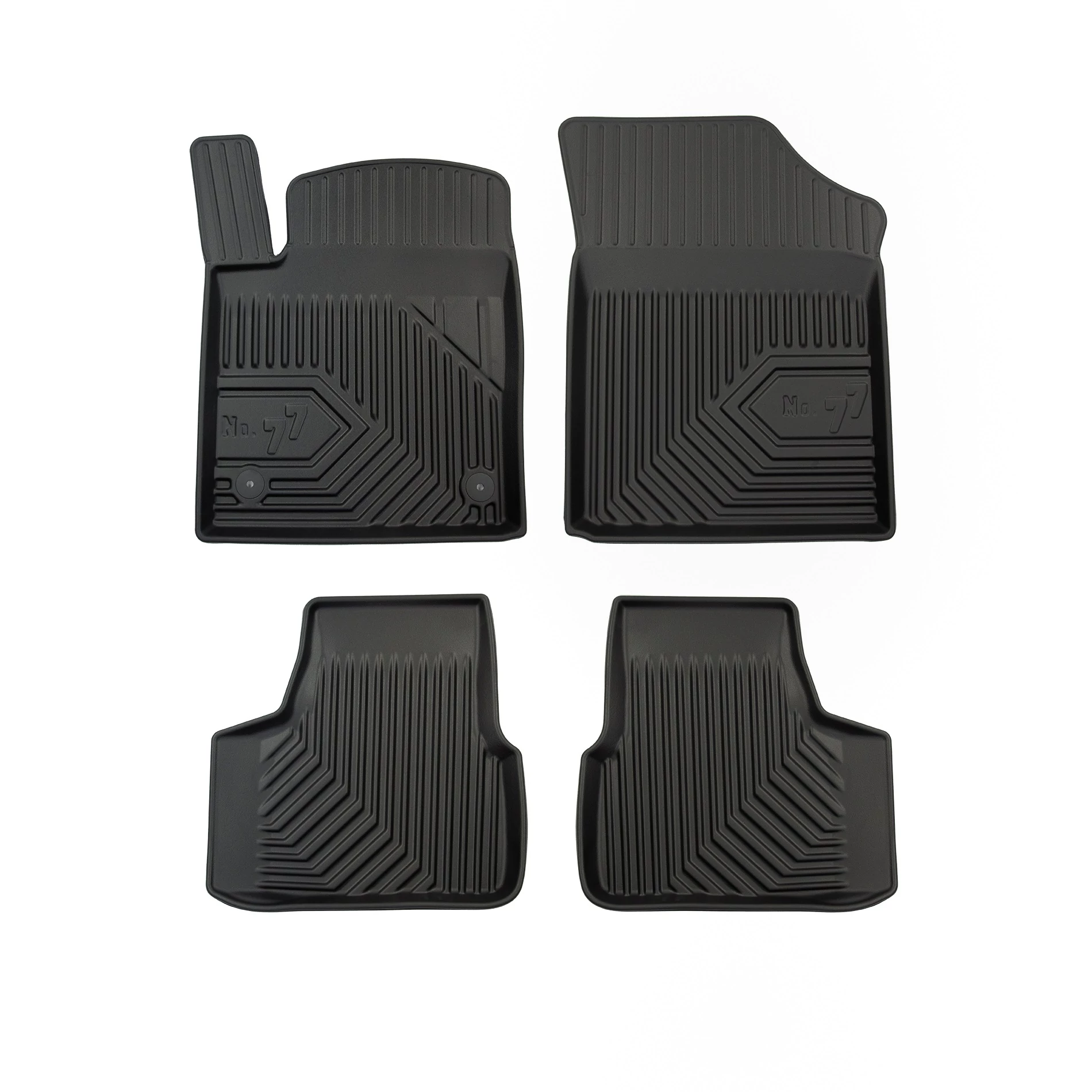 SEAT Mii Frogum No77 fekete 3D hótálcás TPE gumiszőnyeg szett 77407176