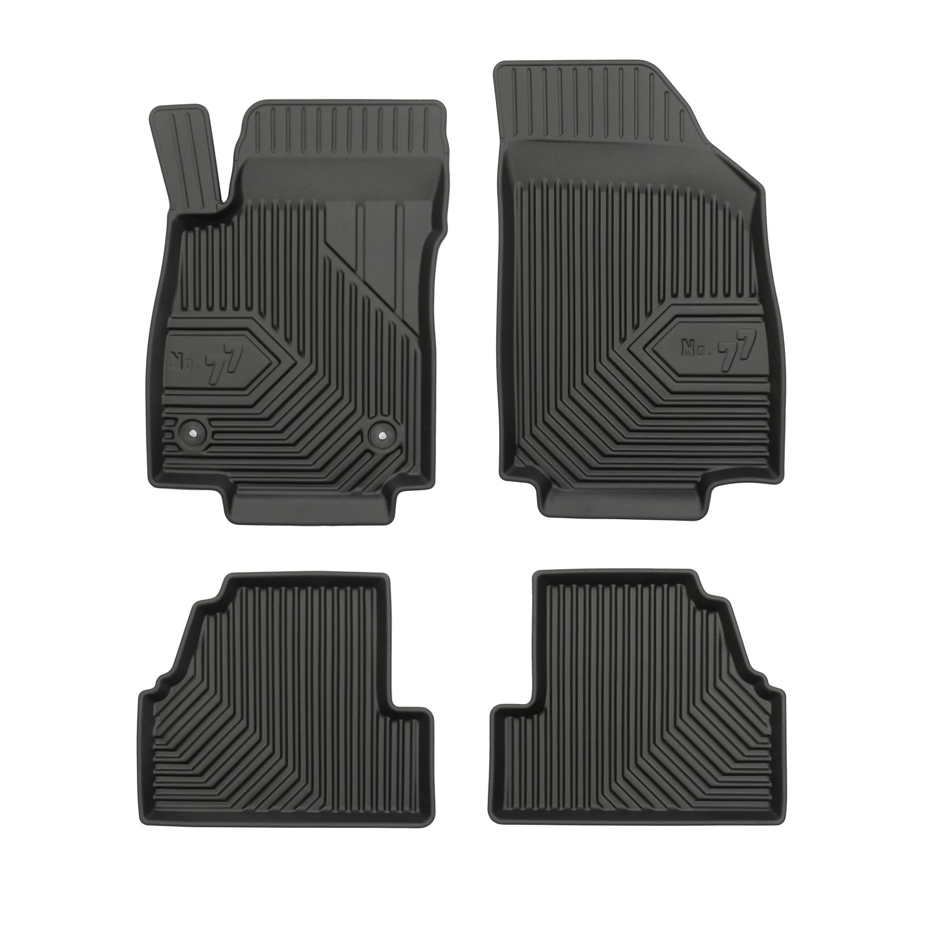 Opel Mokka A Frogum No77 fekete 3D hótálcás TPE gumiszőnyeg szett 77407305