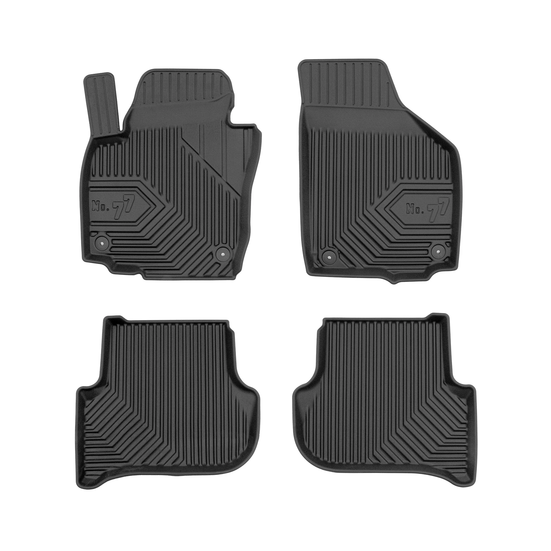 Skoda Yeti Frogum No77 fekete 3D hótálcás TPE gumiszőnyeg szett 77407329