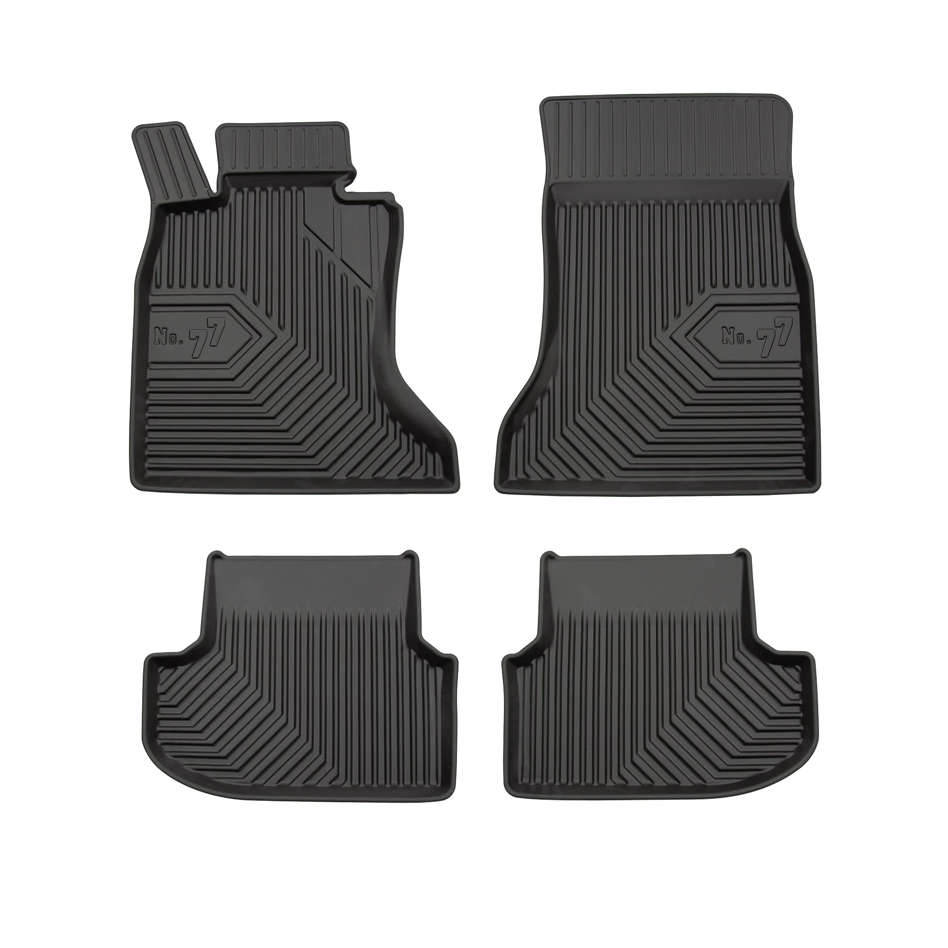 BMW F10 Sedan LCI X-Drive Frogum No77 fekete 3D hótálcás TPE gumiszőnyeg szett 77407374