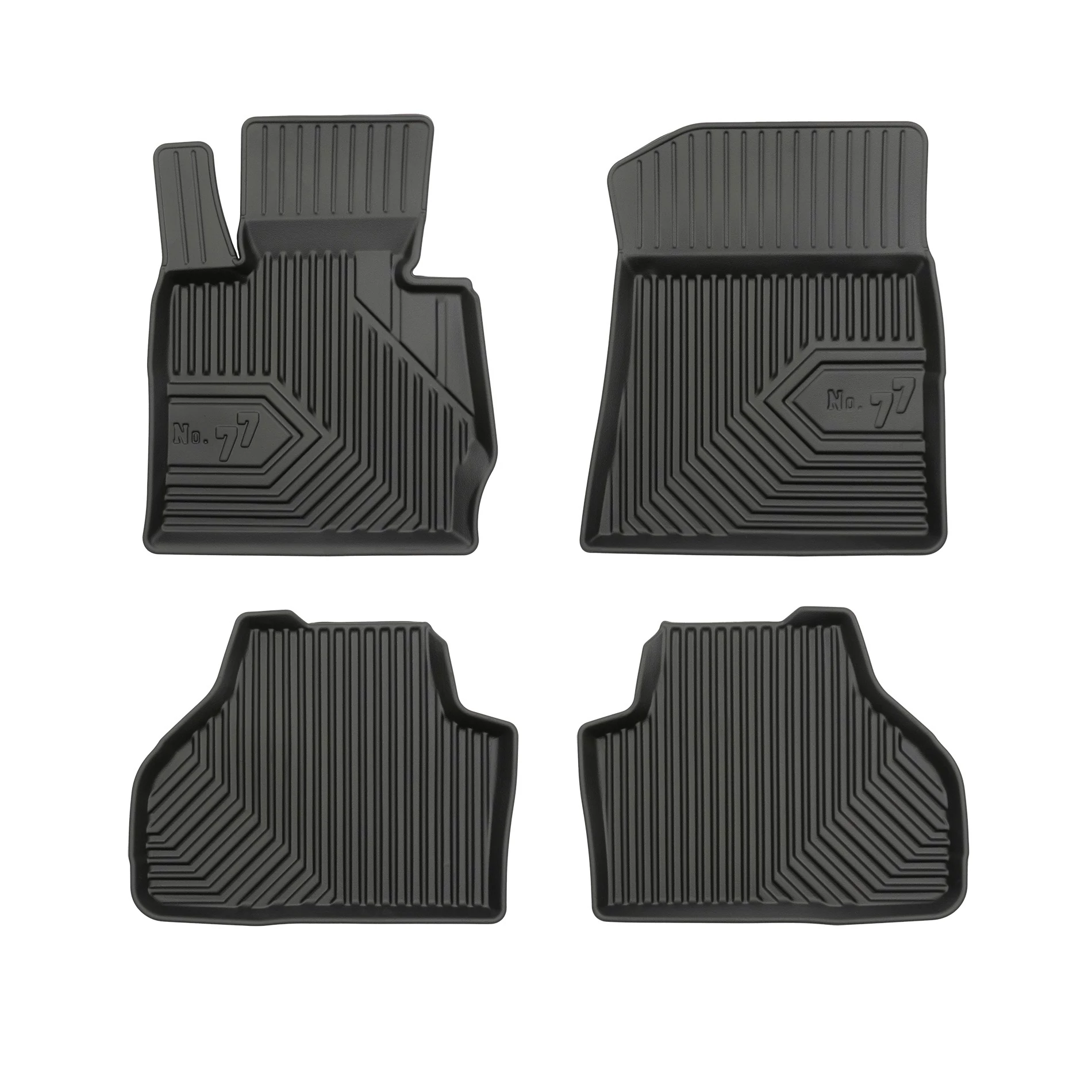 BMW X3 F25 Frogum No77 fekete 3D hótálcás TPE gumiszőnyeg szett 77407404