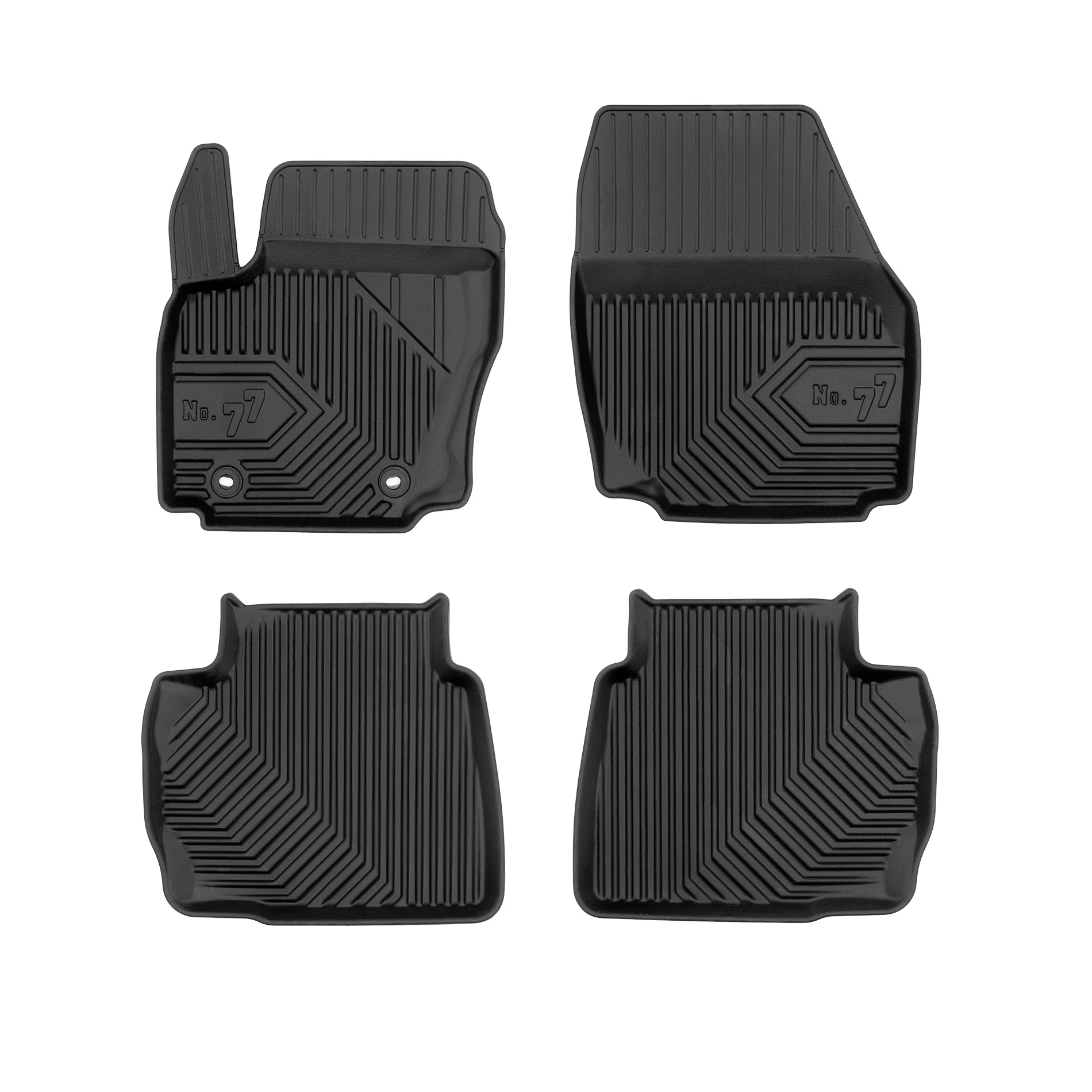 Ford Mondeo IV Frogum No77 fekete 3D hótálcás TPE gumiszőnyeg szett 77407473