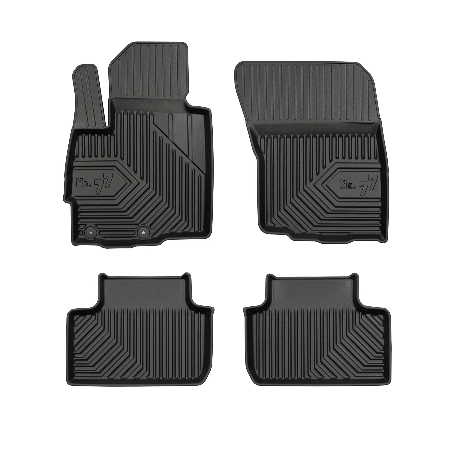 Citroen C4 Aircross Frogum No77 fekete 3D hótálcás TPE gumiszőnyeg szett 77407503