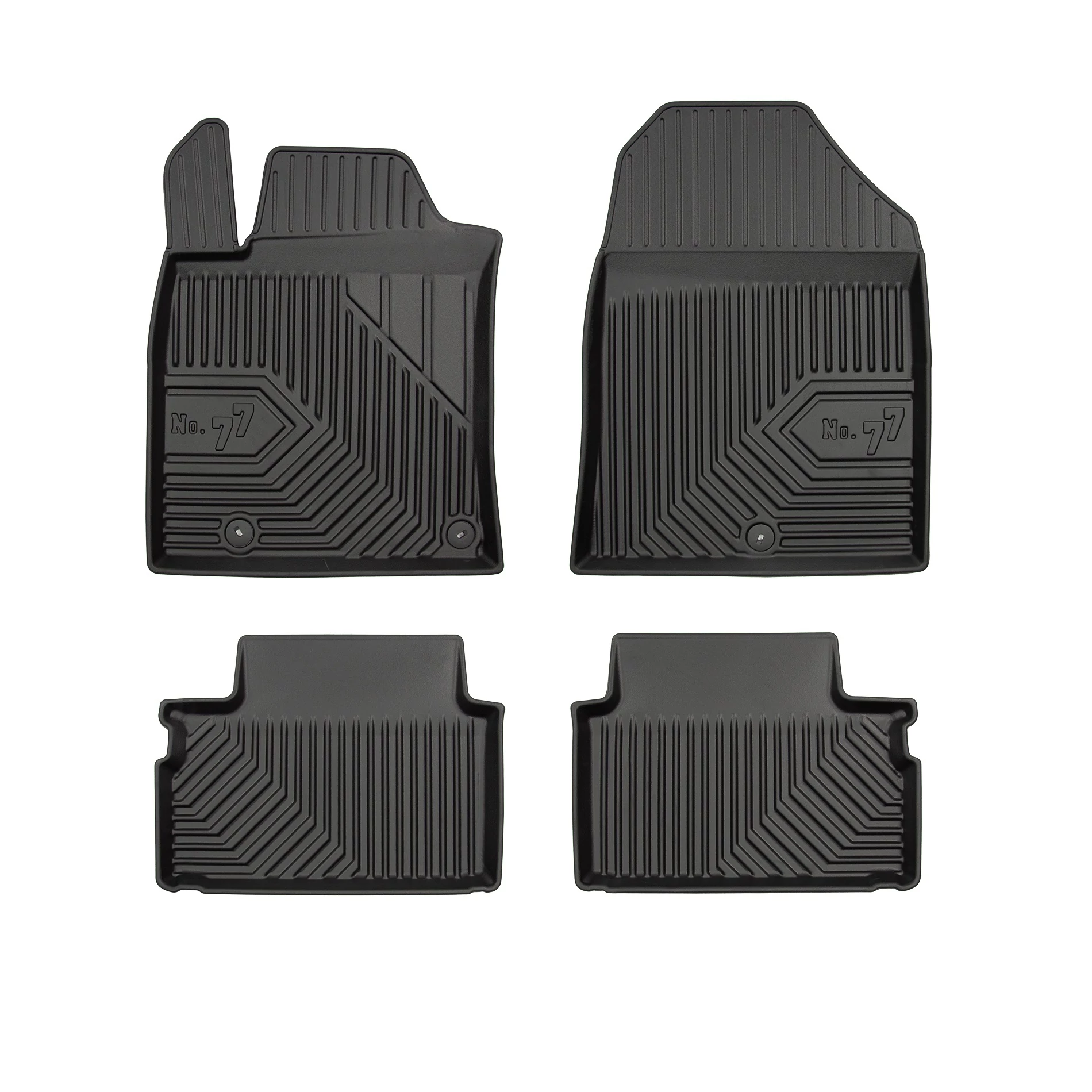 Kia Ceed III Frogum No77 fekete 3D hótálcás TPE gumiszőnyeg szett 77407527