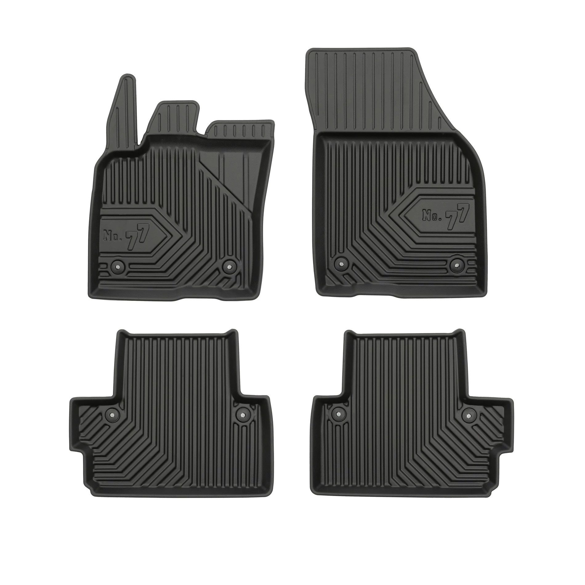 Volvo C30 - S40 II Frogum No77 fekete 3D hótálcás TPE gumiszőnyeg szett 77407541