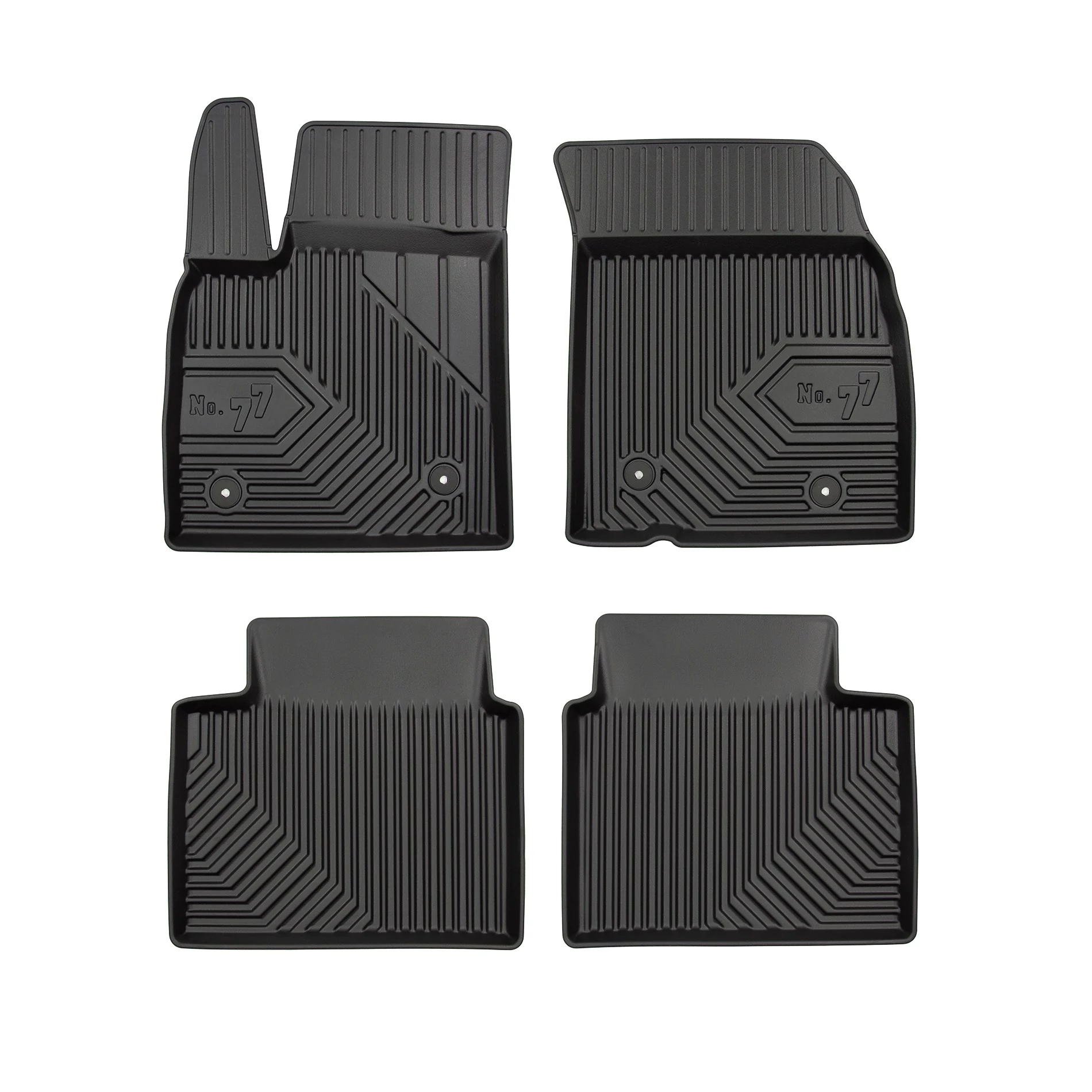 Ford Focus IV Frogum No77 fekete 3D hótálcás TPE gumiszőnyeg szett 77407640