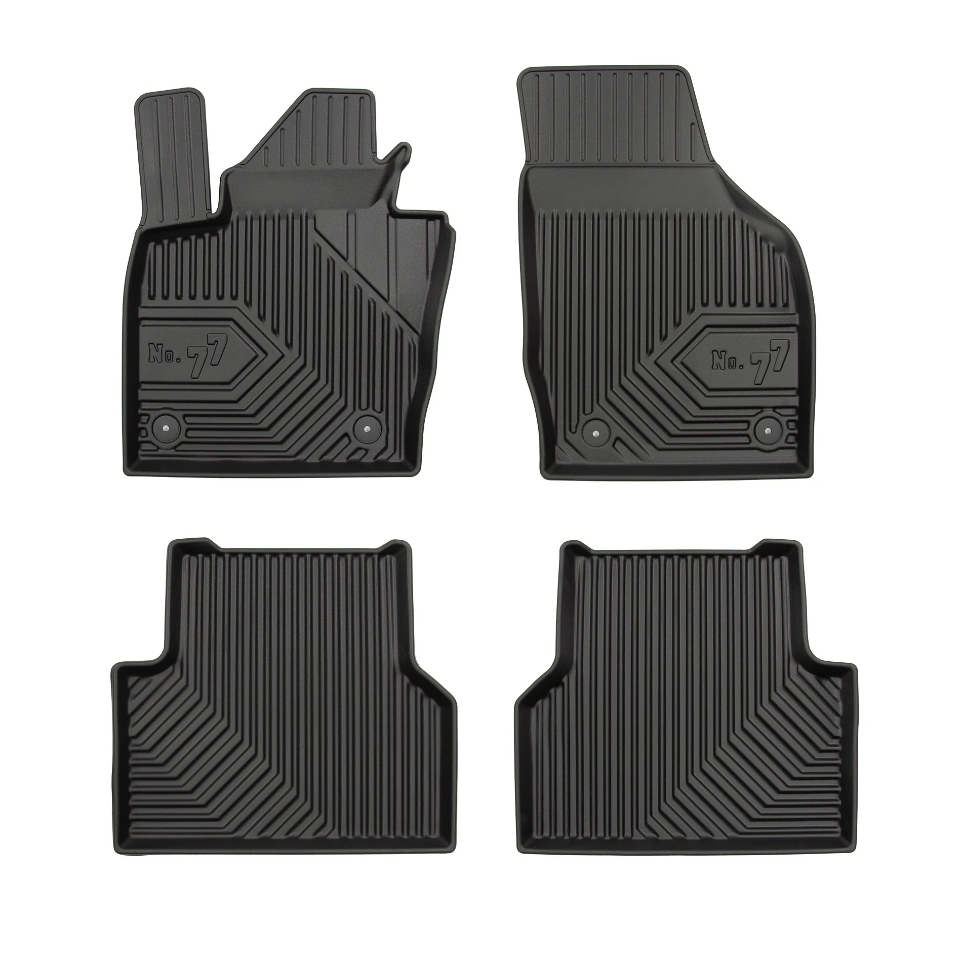 Audi Q3 I Frogum No77 fekete 3D hótálcás TPE gumiszőnyeg szett 77407664