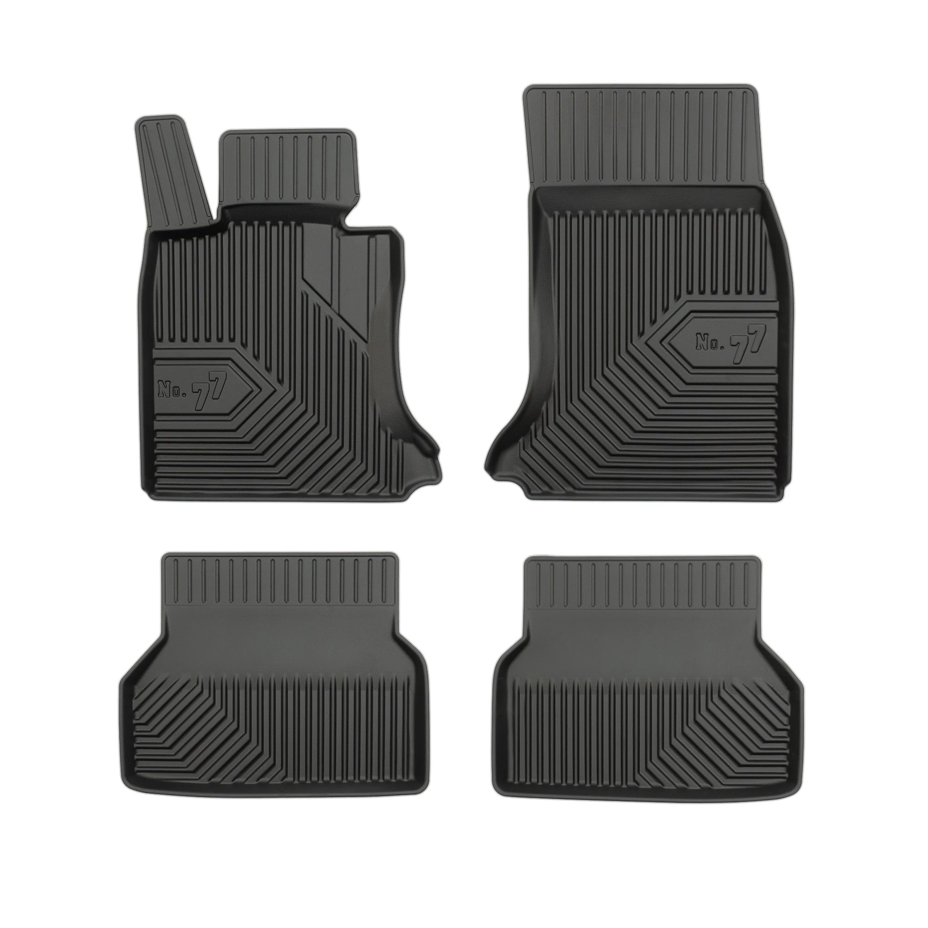 BMW E60 E61 Frogum No77 fekete 3D hótálcás TPE gumiszőnyeg szett 77407800