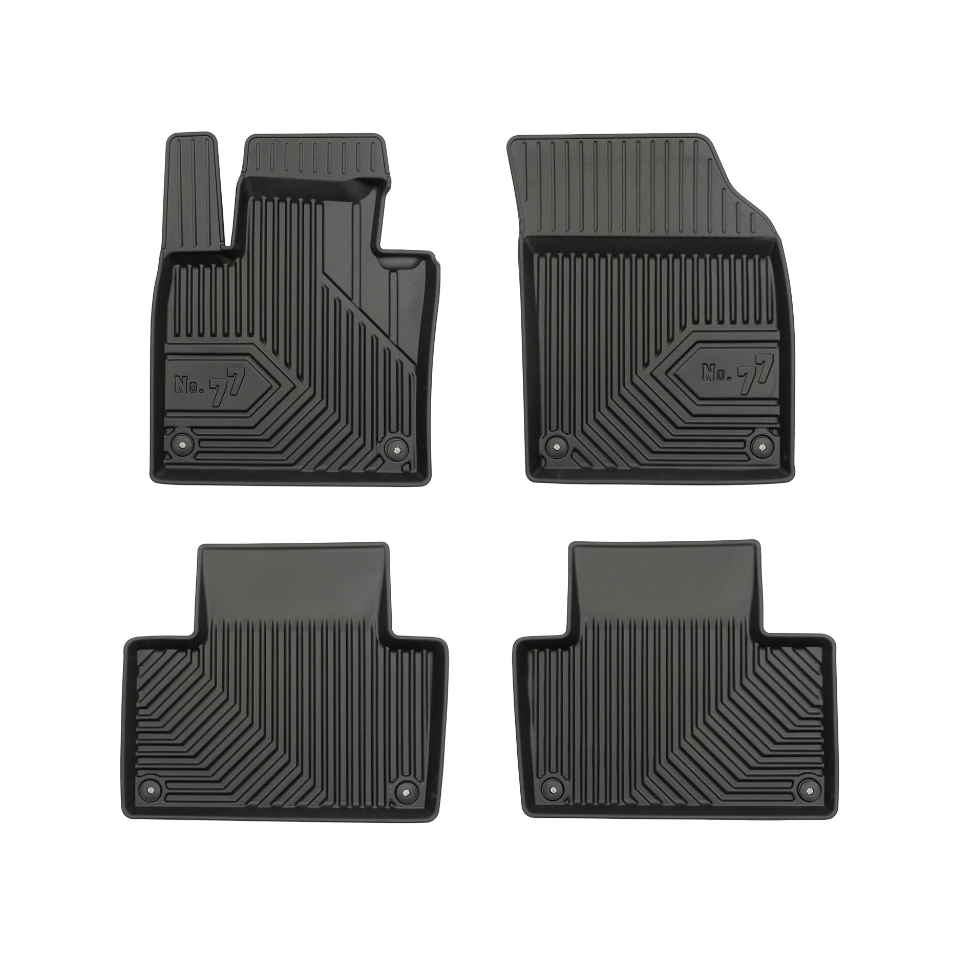 Volvo XC90 II Frogum No77 fekete 3D hótálcás TPE gumiszőnyeg szett 77407831