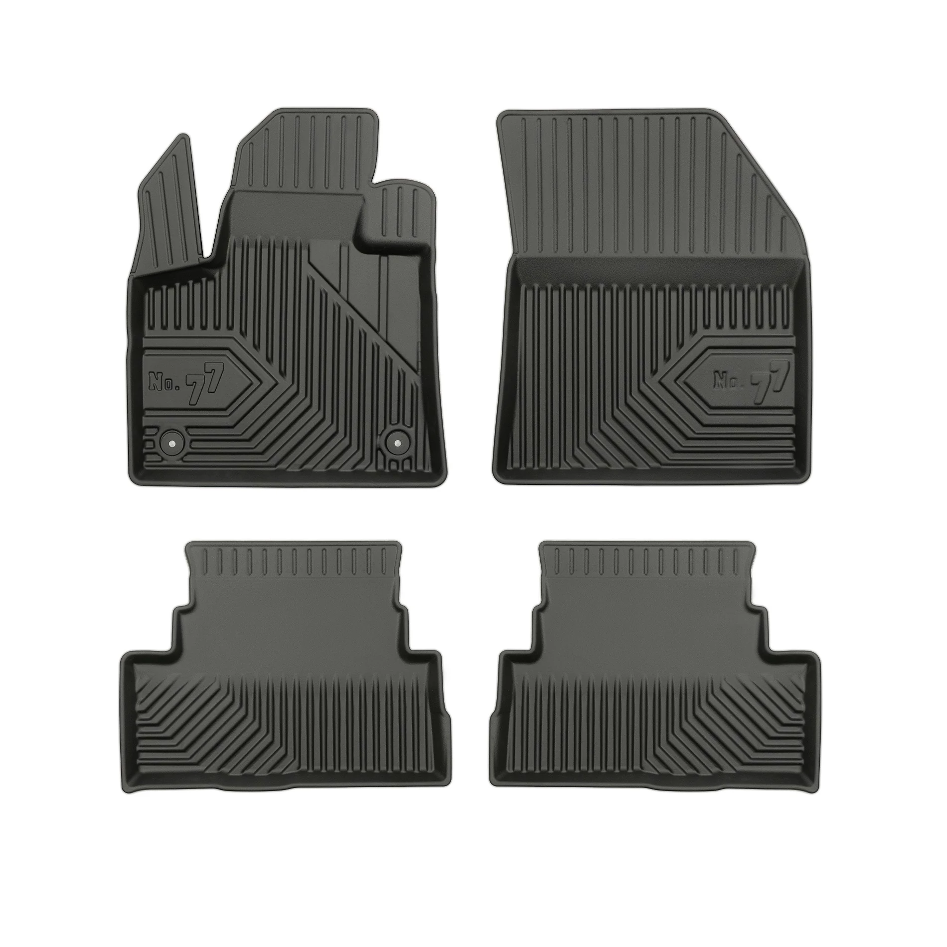 Opel Grandland I - X Frogum No77 fekete 3D hótálcás TPE gumiszőnyeg szett 77407947