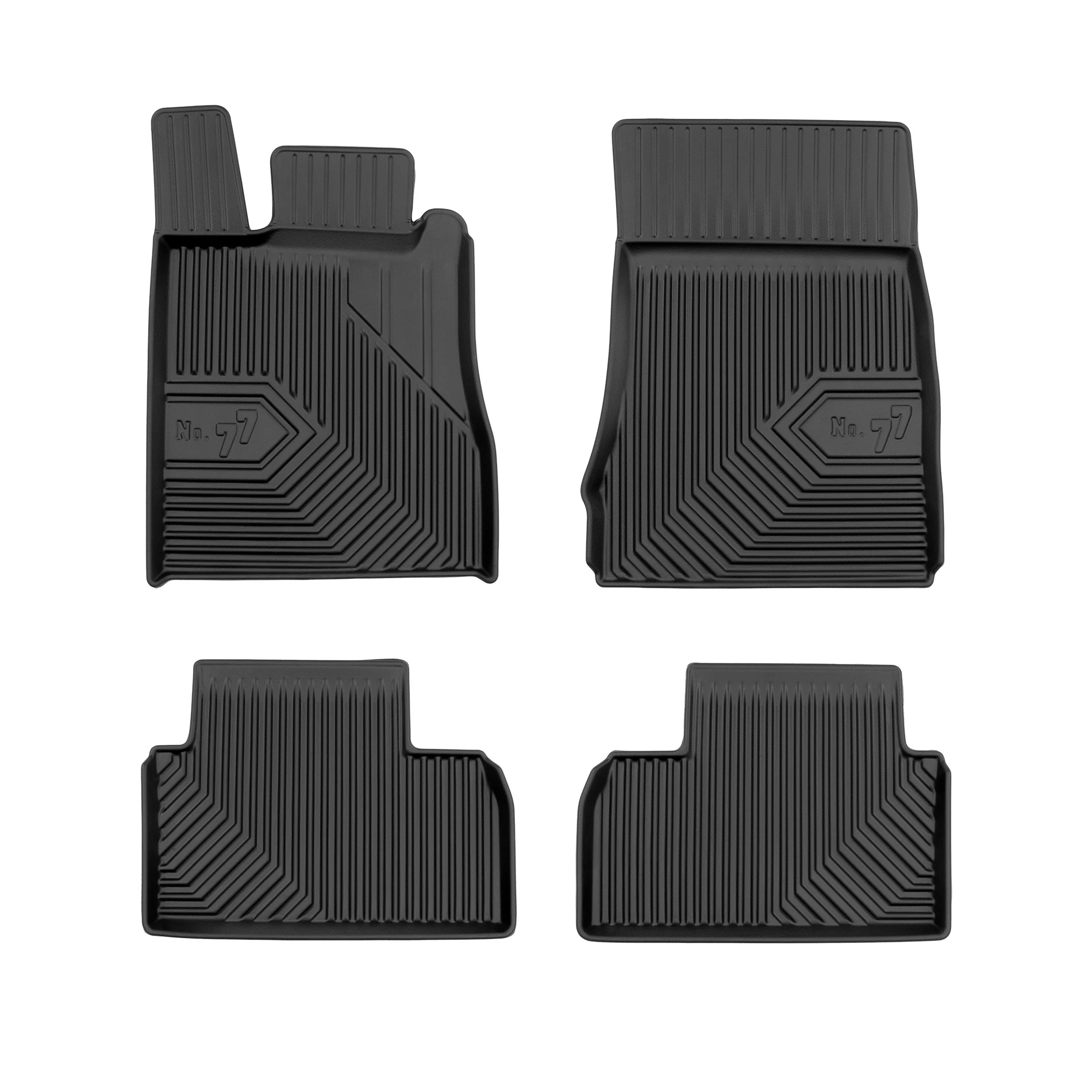 Mercedes Benz W220 Frogum No77 fekete 3D hótálcás TPE gumiszőnyeg szett 77407985