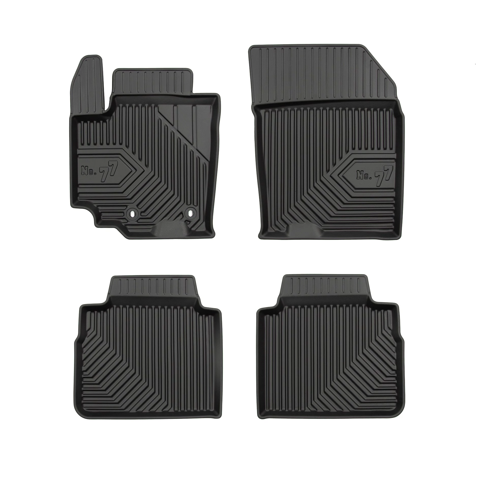 Suzuki SX4 II S-Cross Frogum No77 fekete 3D hótálcás TPE gumiszőnyeg szett 77408036