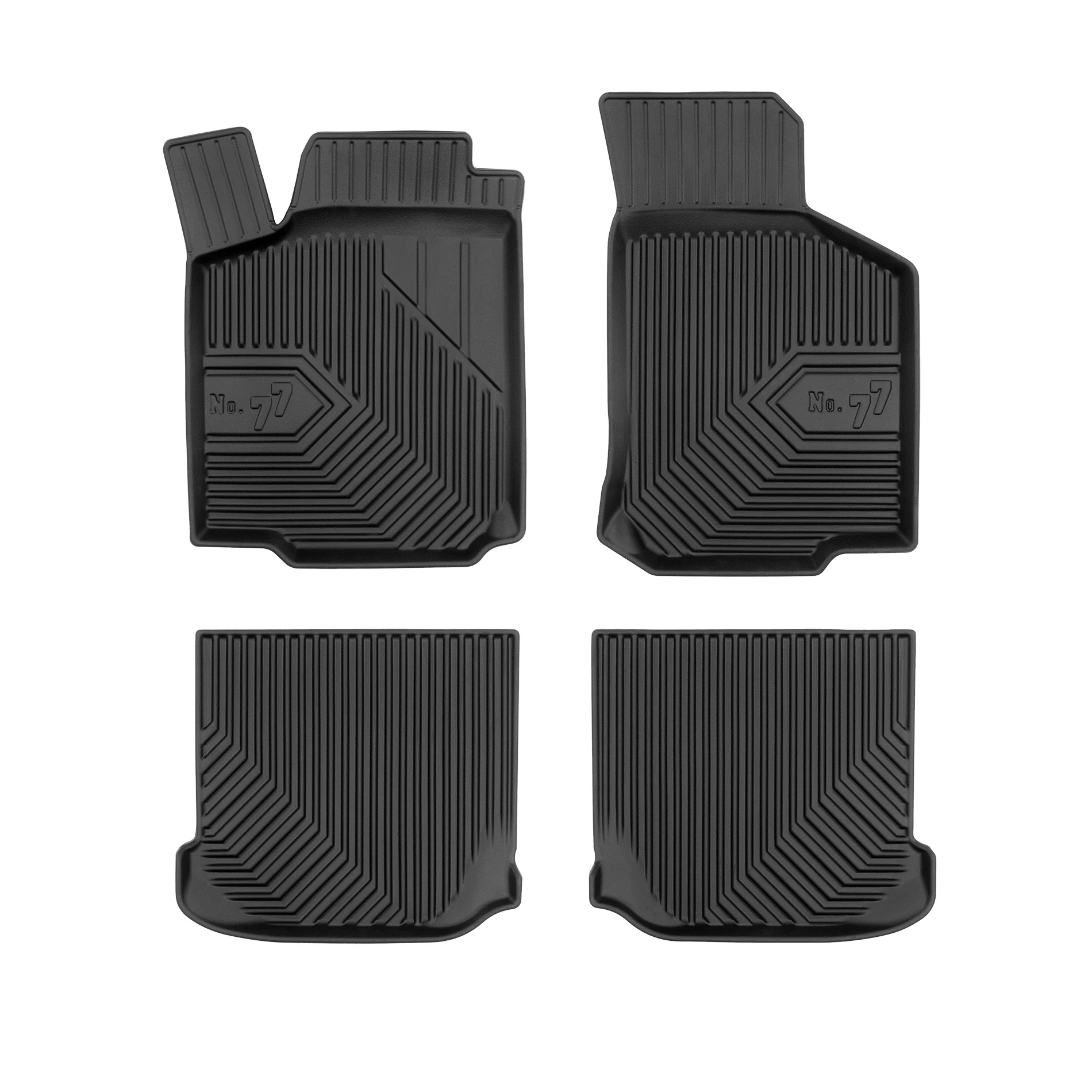 VW Volkswagen New Beetle Frogum No77 fekete 3D hótálcás TPE gumiszőnyeg szett 77408142