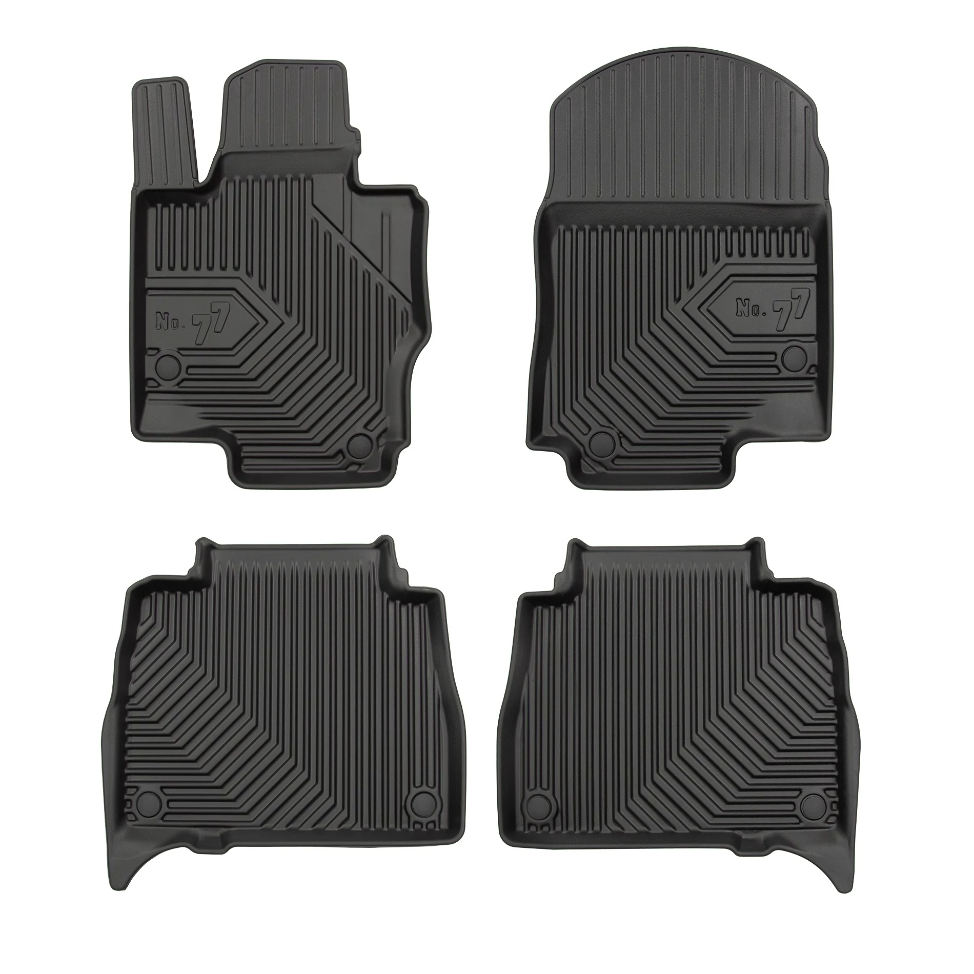 Mercedes Benz GLE W167 Frogum No77 fekete 3D hótálcás TPE gumiszőnyeg szett 77408180
