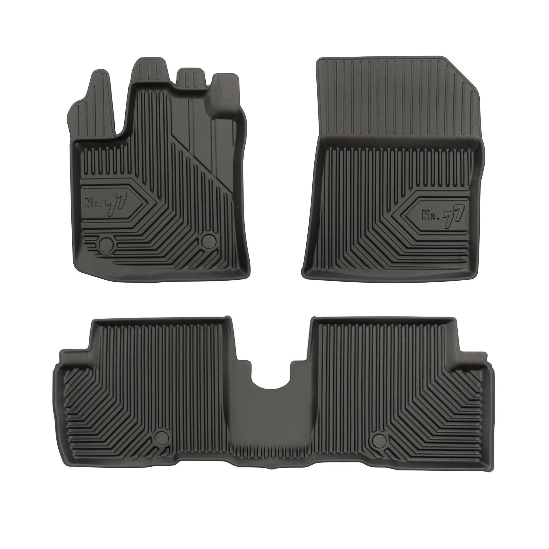 Dacia Lodgy Frogum No77 fekete 3D hótálcás TPE gumiszőnyeg szett 77408197