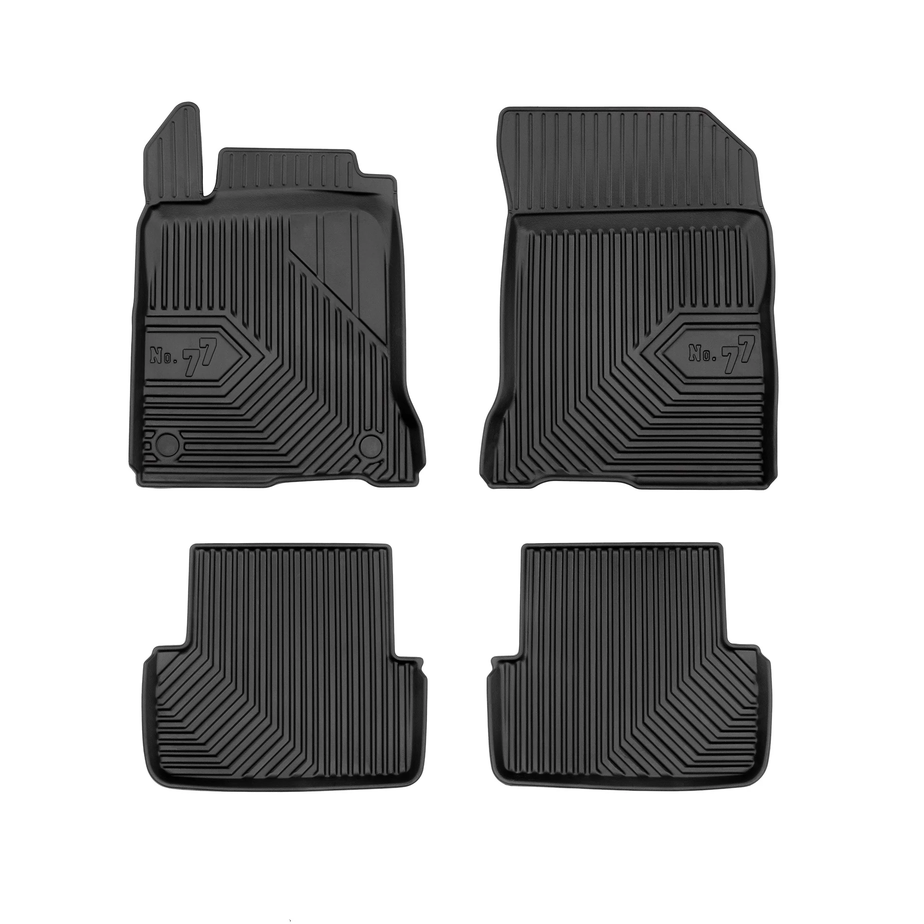 Renault Laguna III Frogum No77 fekete 3D hótálcás TPE gumiszőnyeg szett 77408395