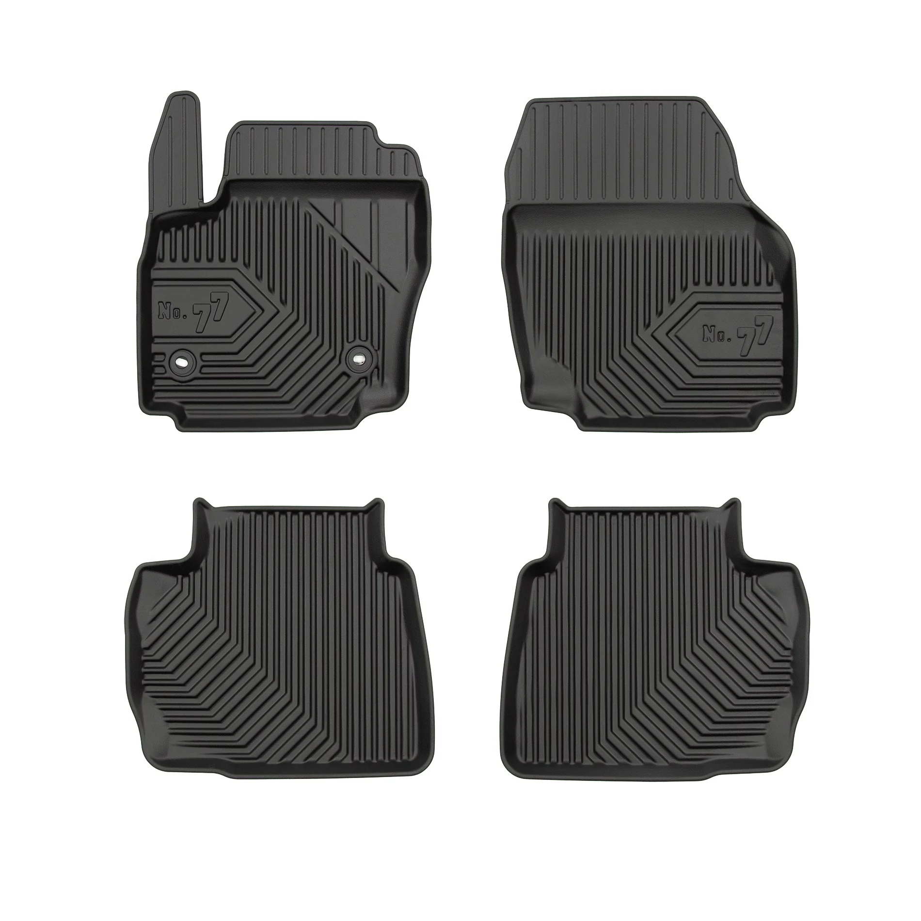 Ford Mondeo IV Frogum No77 fekete 3D hótálcás TPE gumiszőnyeg szett 77408449