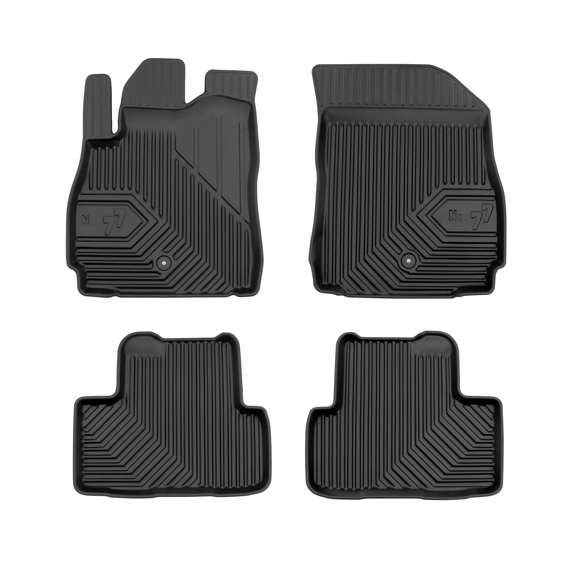 Chevrolet Orlando I Frogum No77 fekete 3D hótálcás TPE gumiszőnyeg szett 77408487