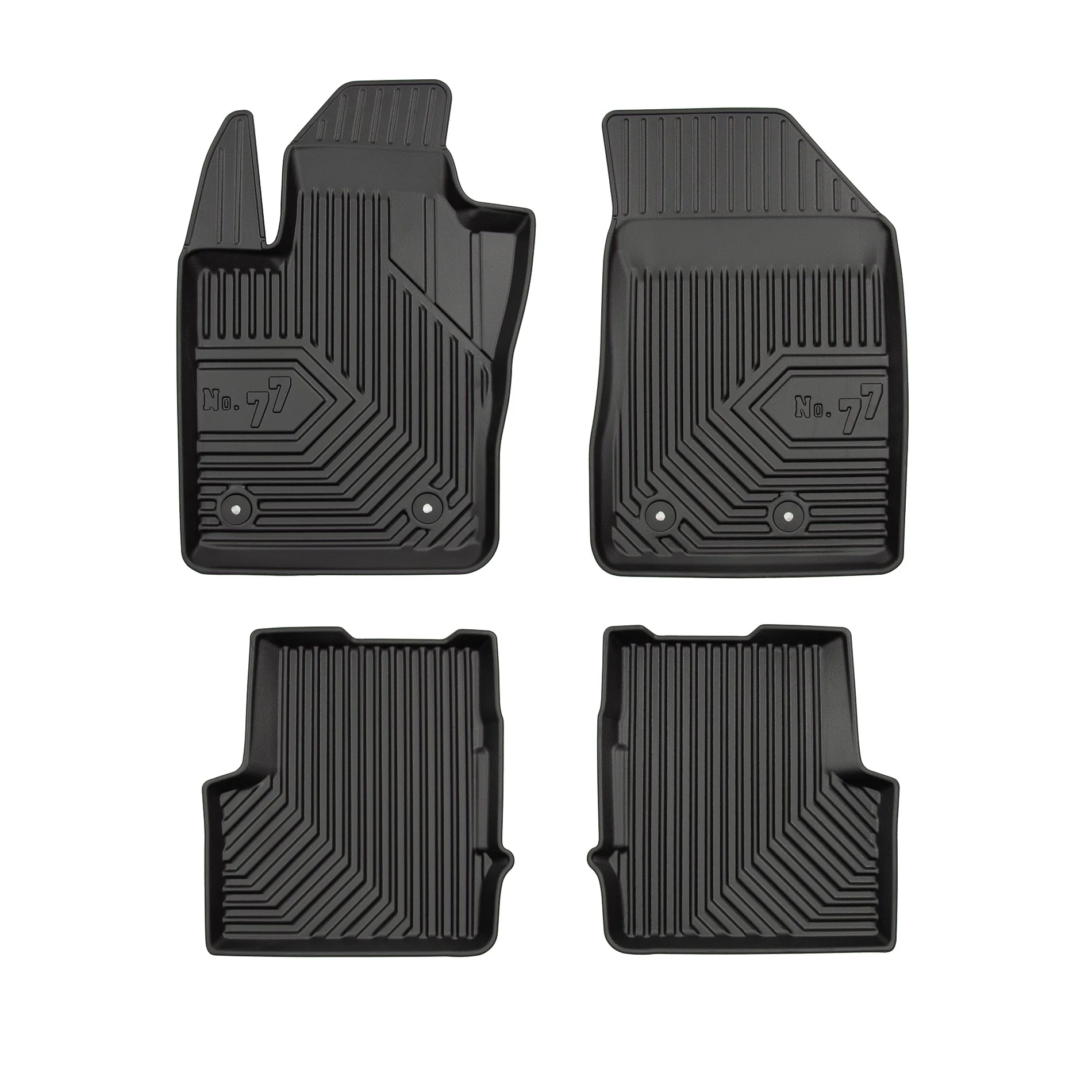 Jeep Renegade Frogum No77 fekete 3D hótálcás TPE gumiszőnyeg szett 77408494