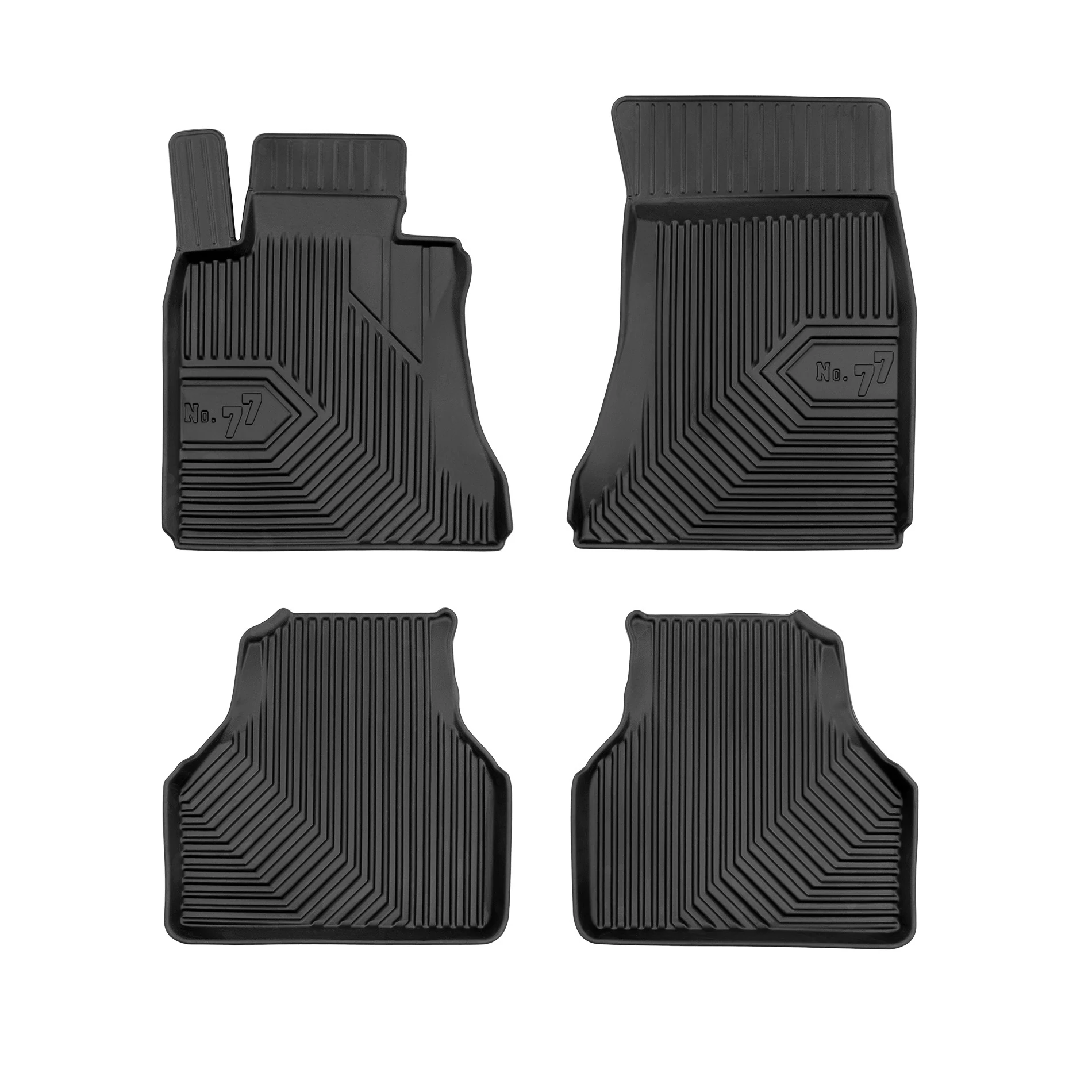 BMW E66 Frogum No77 fekete 3D hótálcás TPE gumiszőnyeg szett 77408555