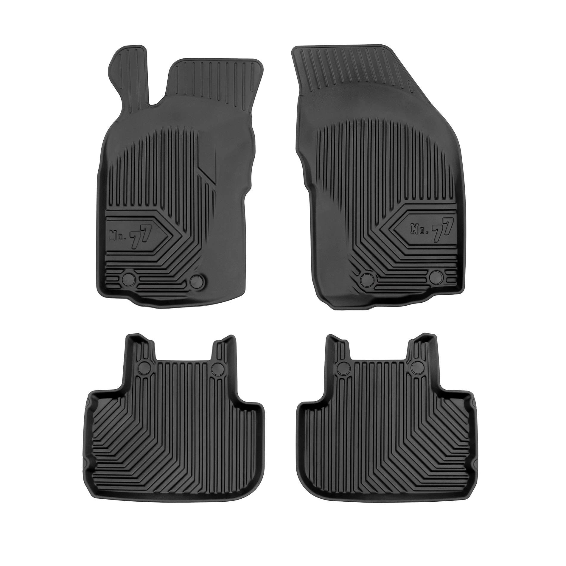 Alfa Romeo 147 Frogum No77 fekete 3D hótálcás TPE gumiszőnyeg szett 77408586