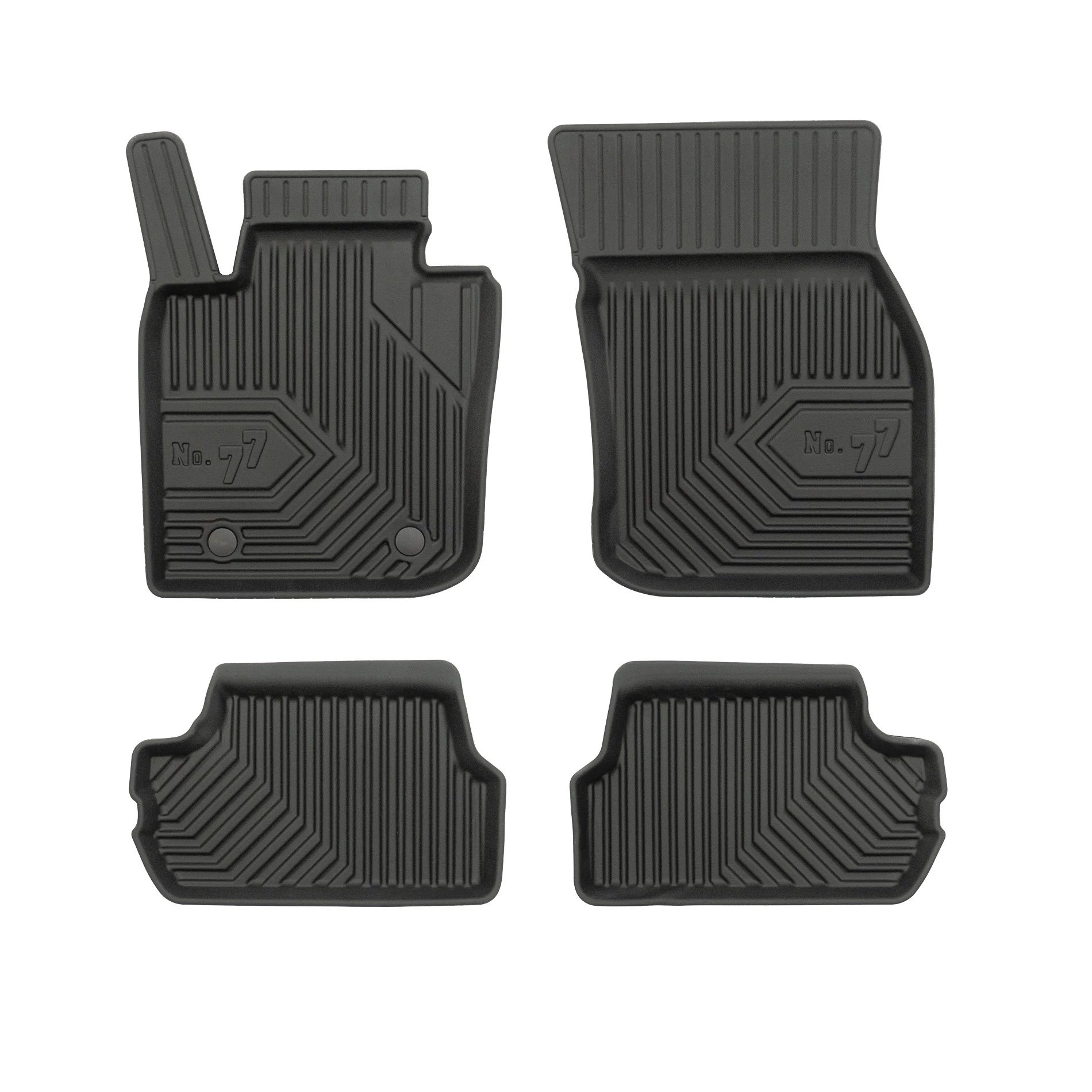 Mini Cooper III Frogum No77 fekete 3D hótálcás TPE gumiszőnyeg szett 77408661