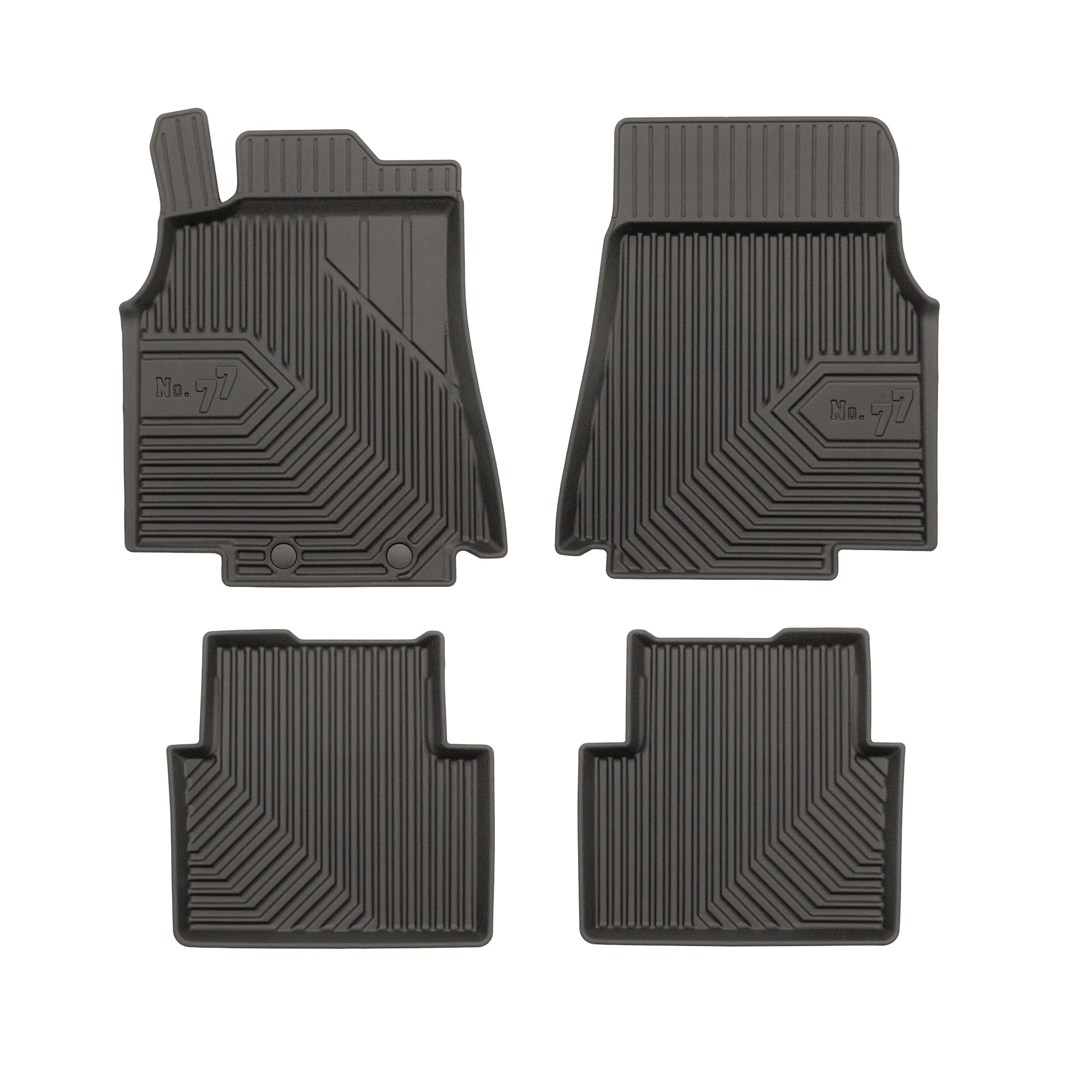 Mercedes Benz W169 Frogum No77 fekete 3D hótálcás TPE gumiszőnyeg szett 77408760