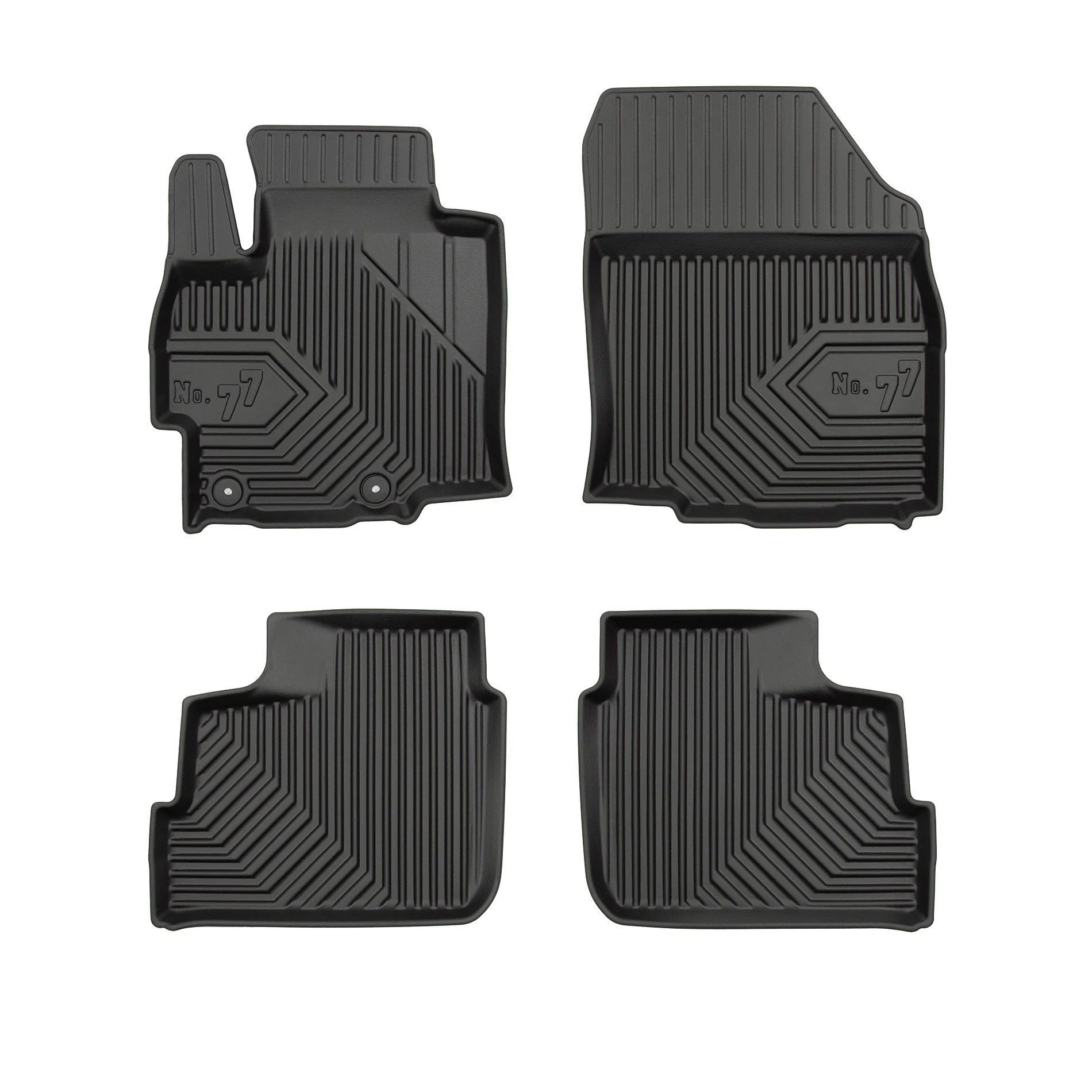 Mitsubishi Space Star Frogum No77 fekete 3D hótálcás TPE gumiszőnyeg szett 77408791