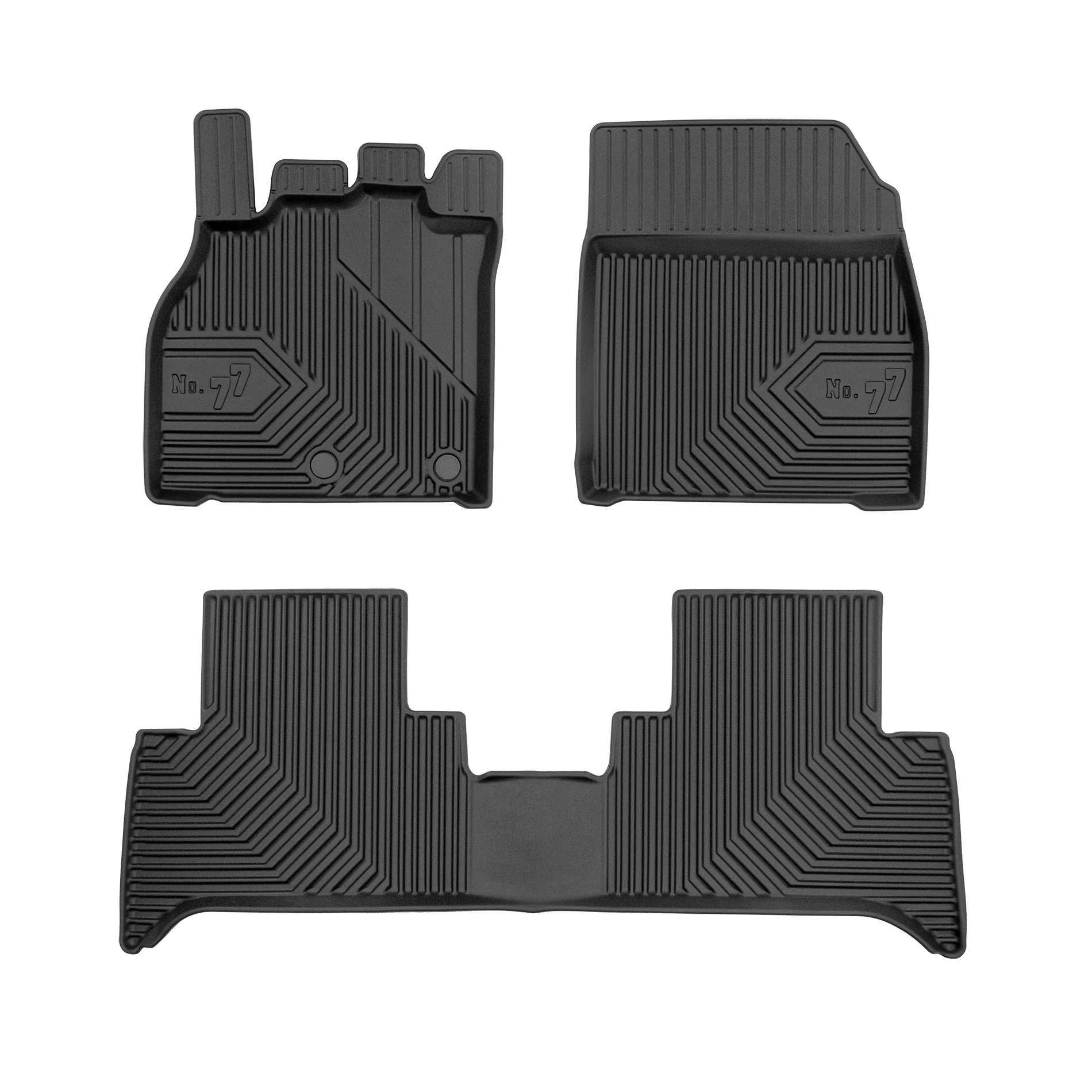 Renault Scenic III Frogum No77 fekete 3D hótálcás TPE gumiszőnyeg szett 77408845