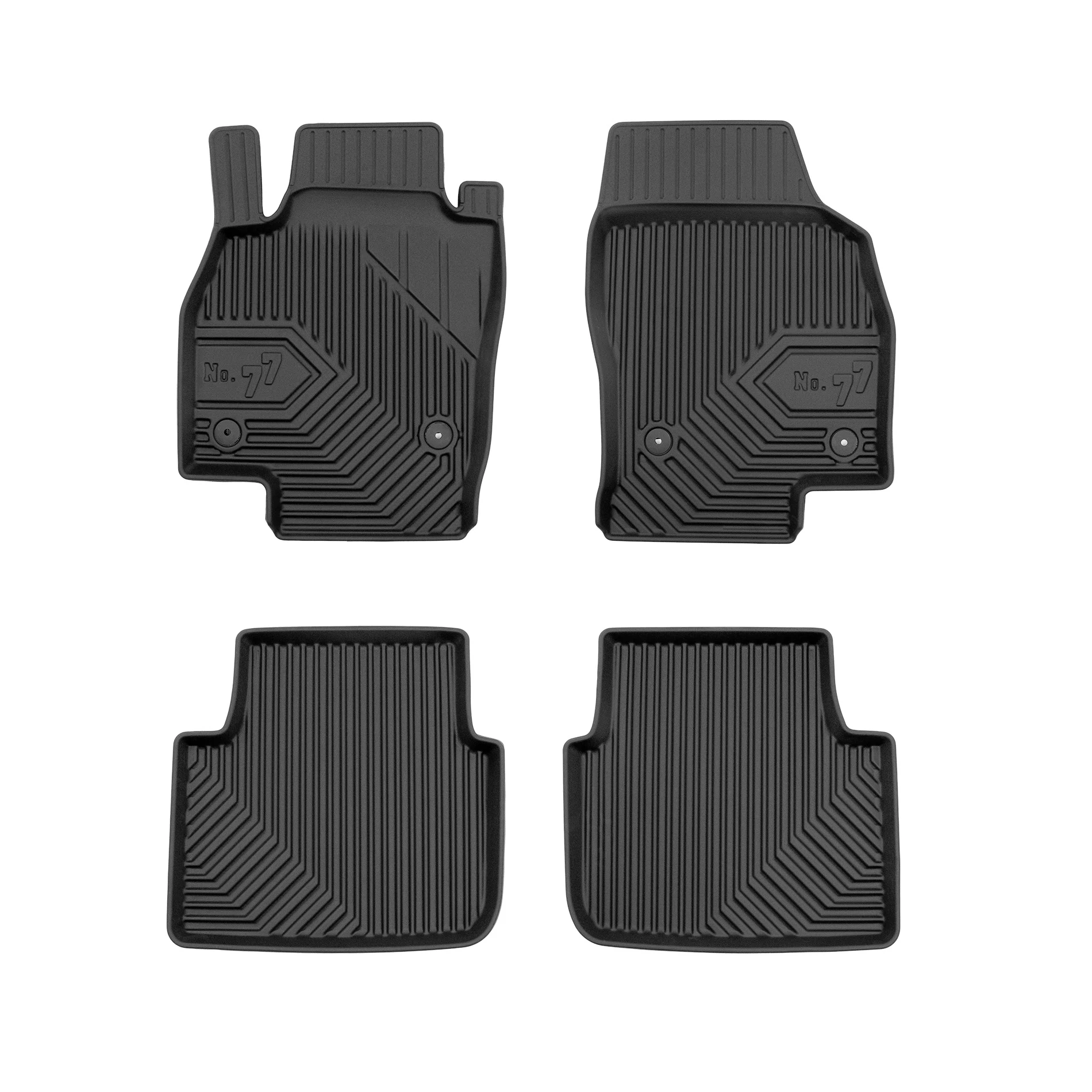 Skoda Scala Frogum No77 fekete 3D hótálcás TPE gumiszőnyeg szett 77408906