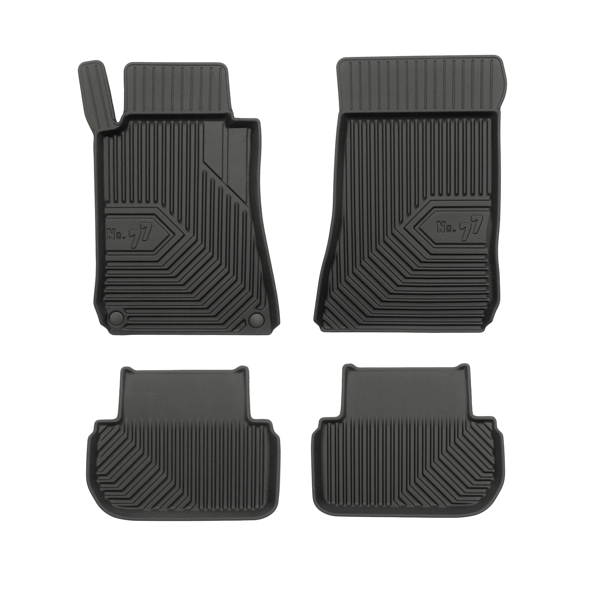 Mercedes Benz CLK C209 Frogum No77 fekete 3D hótálcás TPE gumiszőnyeg szett 77408913