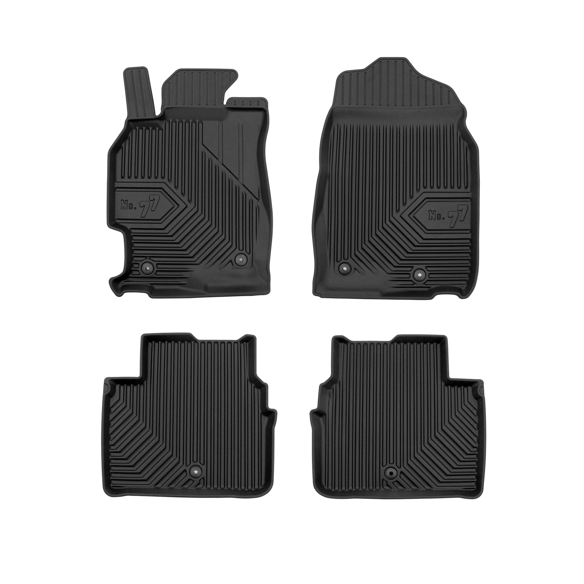 Mazda 6 II Frogum No77 fekete 3D hótálcás TPE gumiszőnyeg szett 77408975