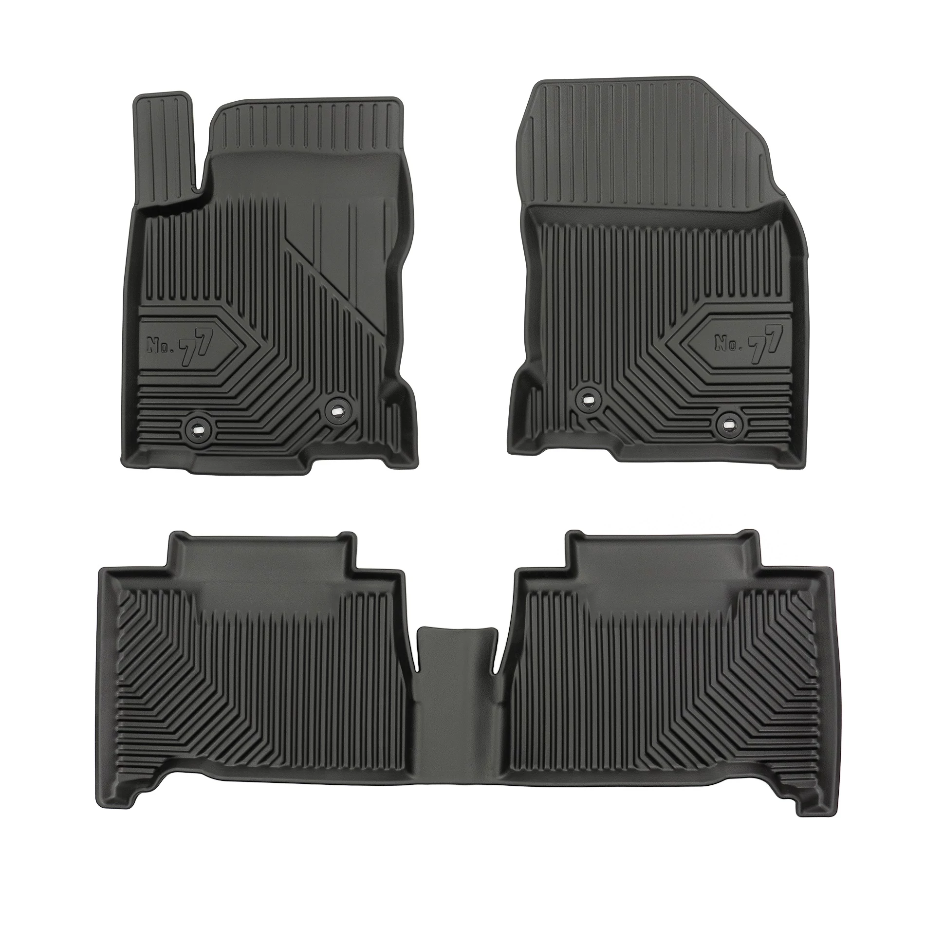Lexus NX I Frogum No77 fekete 3D hótálcás TPE gumiszőnyeg szett 77409149