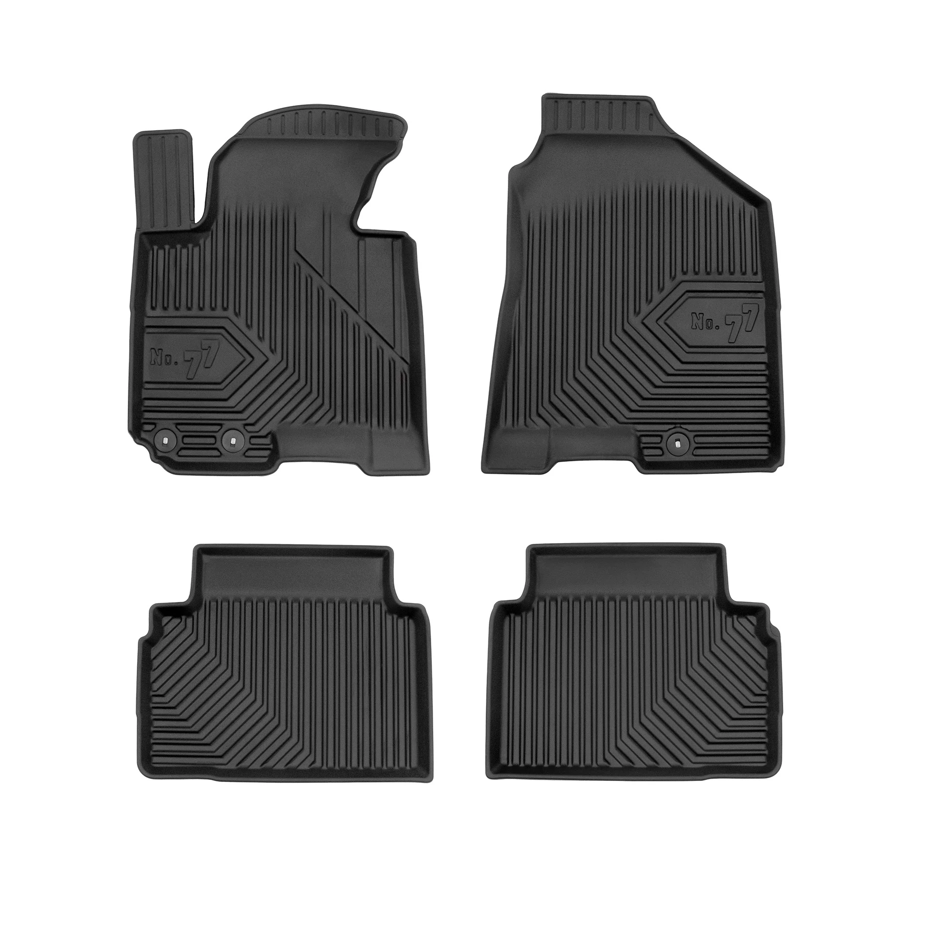 Hyundai Tucson II Frogum No77 fekete 3D hótálcás TPE gumiszőnyeg szett 77409156