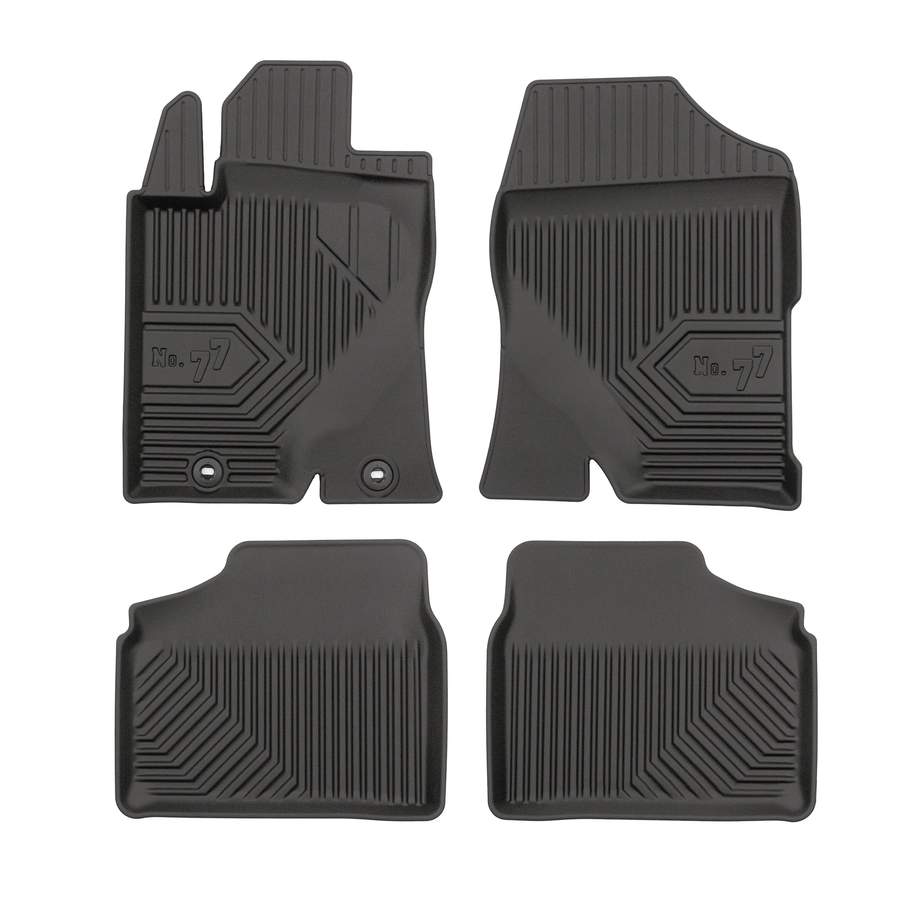 Toyota Avensis II Frogum No77 fekete 3D hótálcás TPE gumiszőnyeg szett 77409262