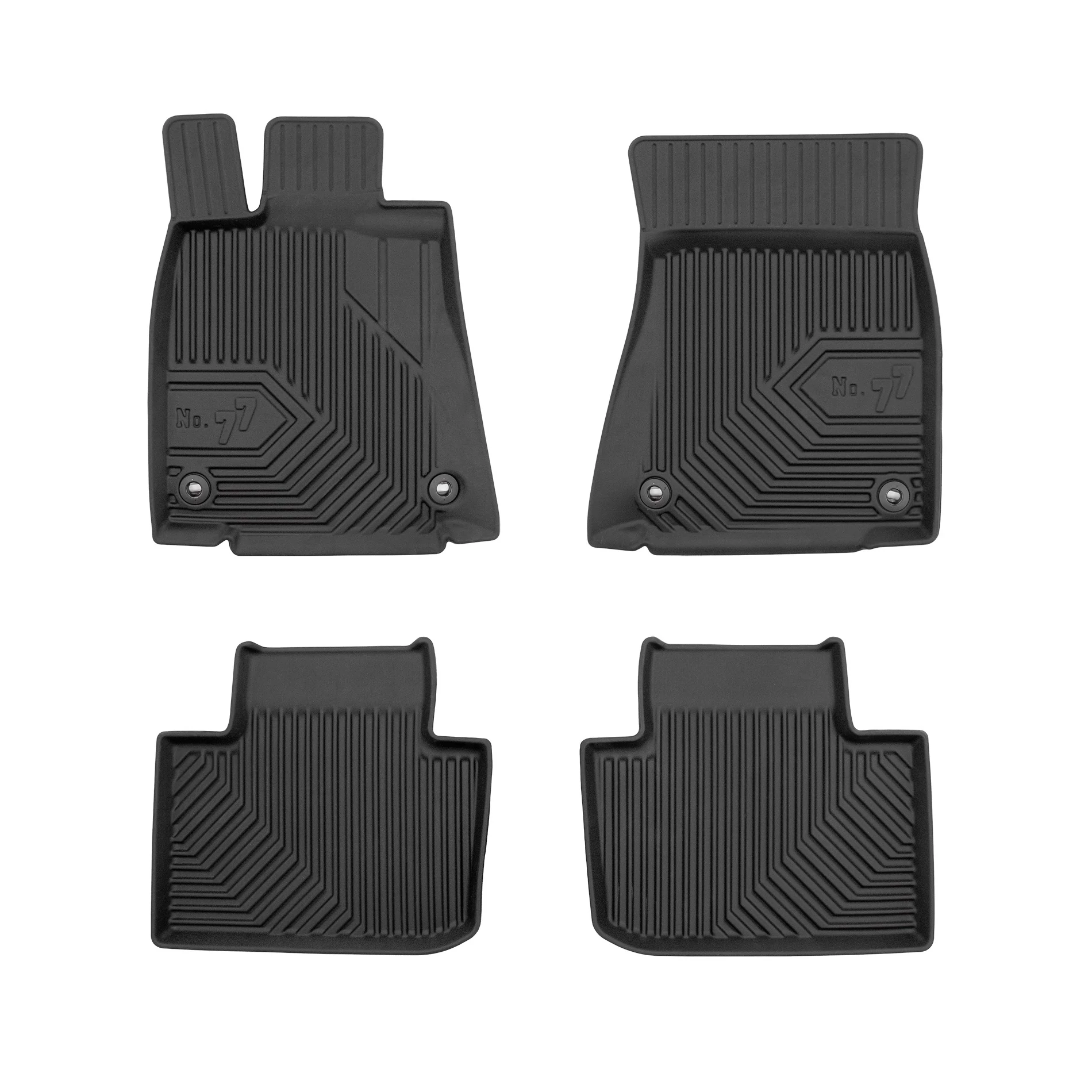 Lexus IS III Sedan Frogum No77 fekete 3D hótálcás TPE gumiszőnyeg szett 77409354