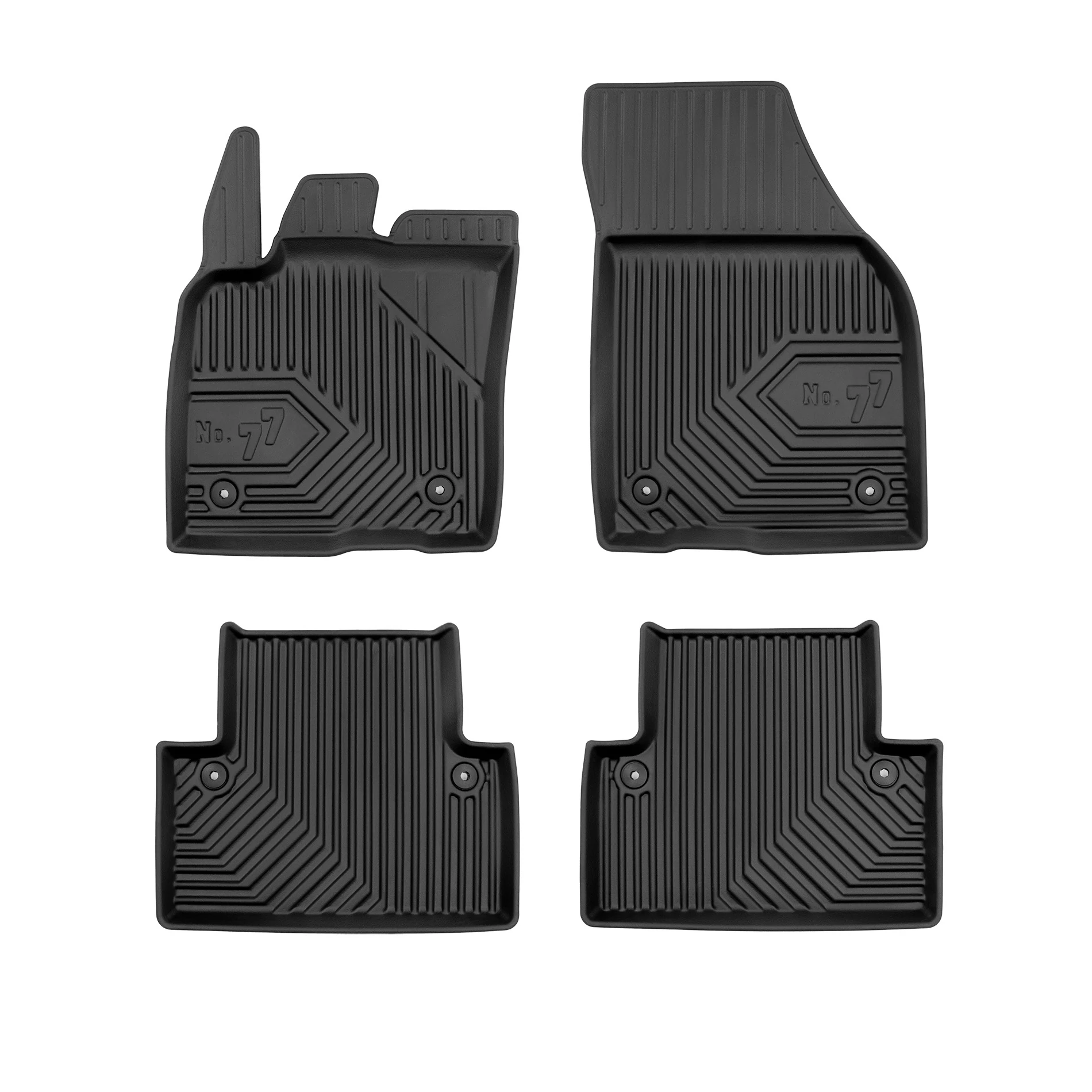 Volvo V50 Frogum No77 fekete 3D hótálcás TPE gumiszőnyeg szett 77409392