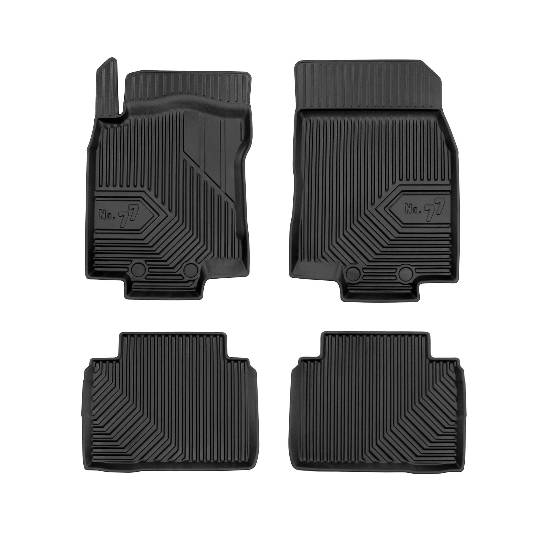 Nissan X-Trail III Frogum No77 fekete 3D hótálcás TPE gumiszőnyeg szett 77409514