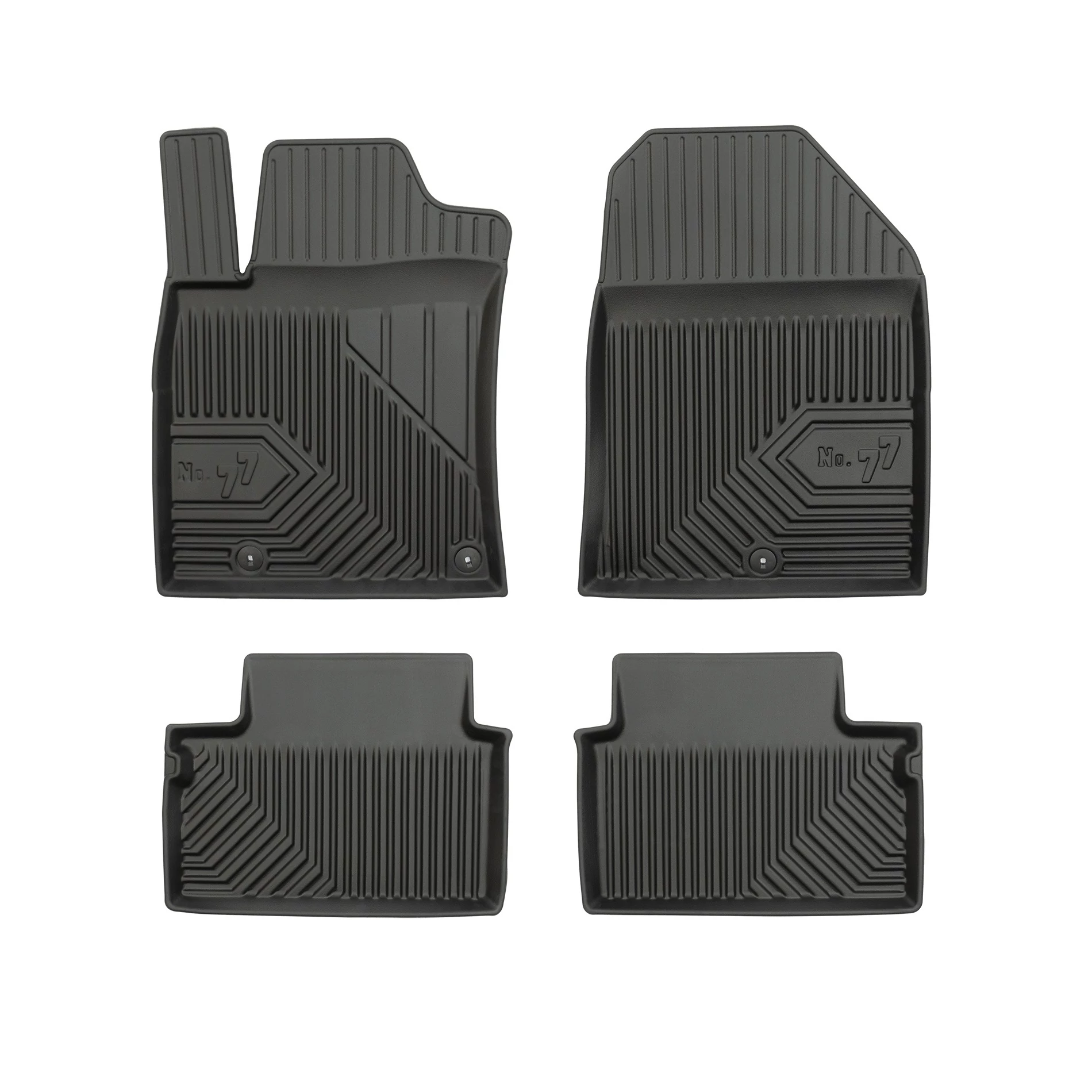 Hyundai i30 III Frogum No77 fekete 3D hótálcás TPE gumiszőnyeg szett 77409521
