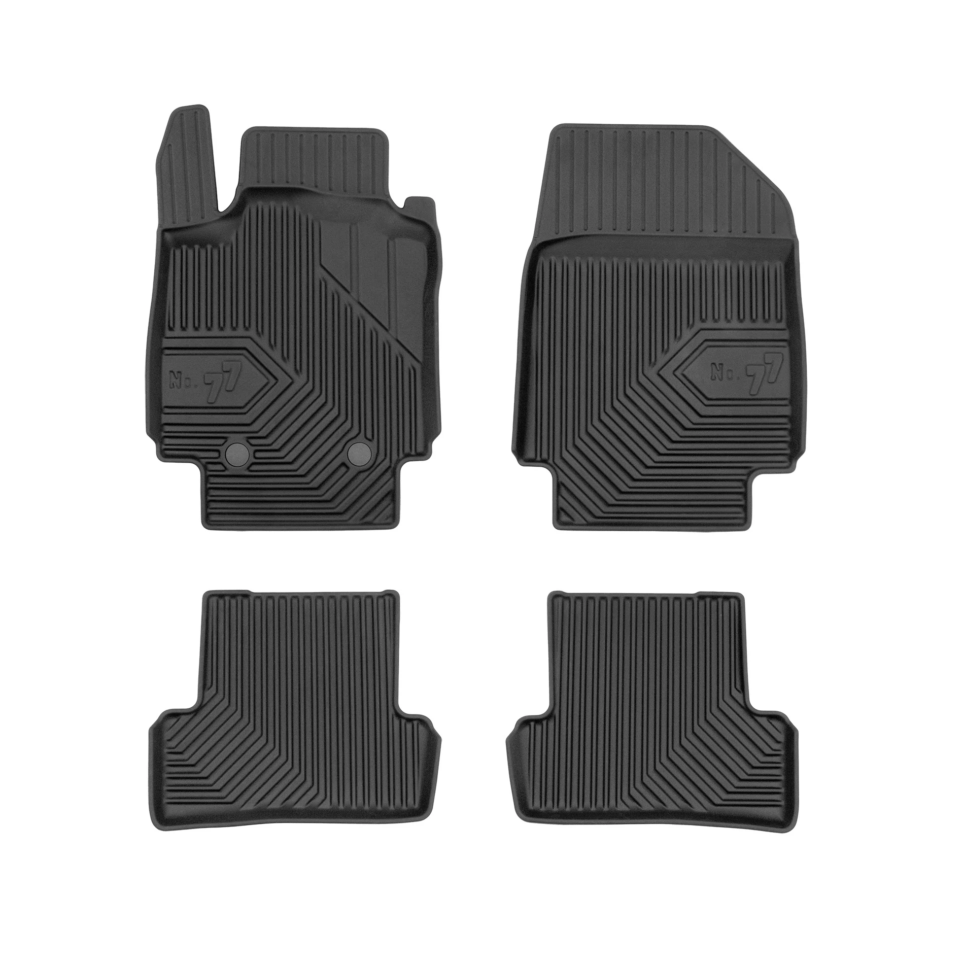 Renault Clio III Frogum No77 fekete 3D hótálcás TPE gumiszőnyeg szett 77409651