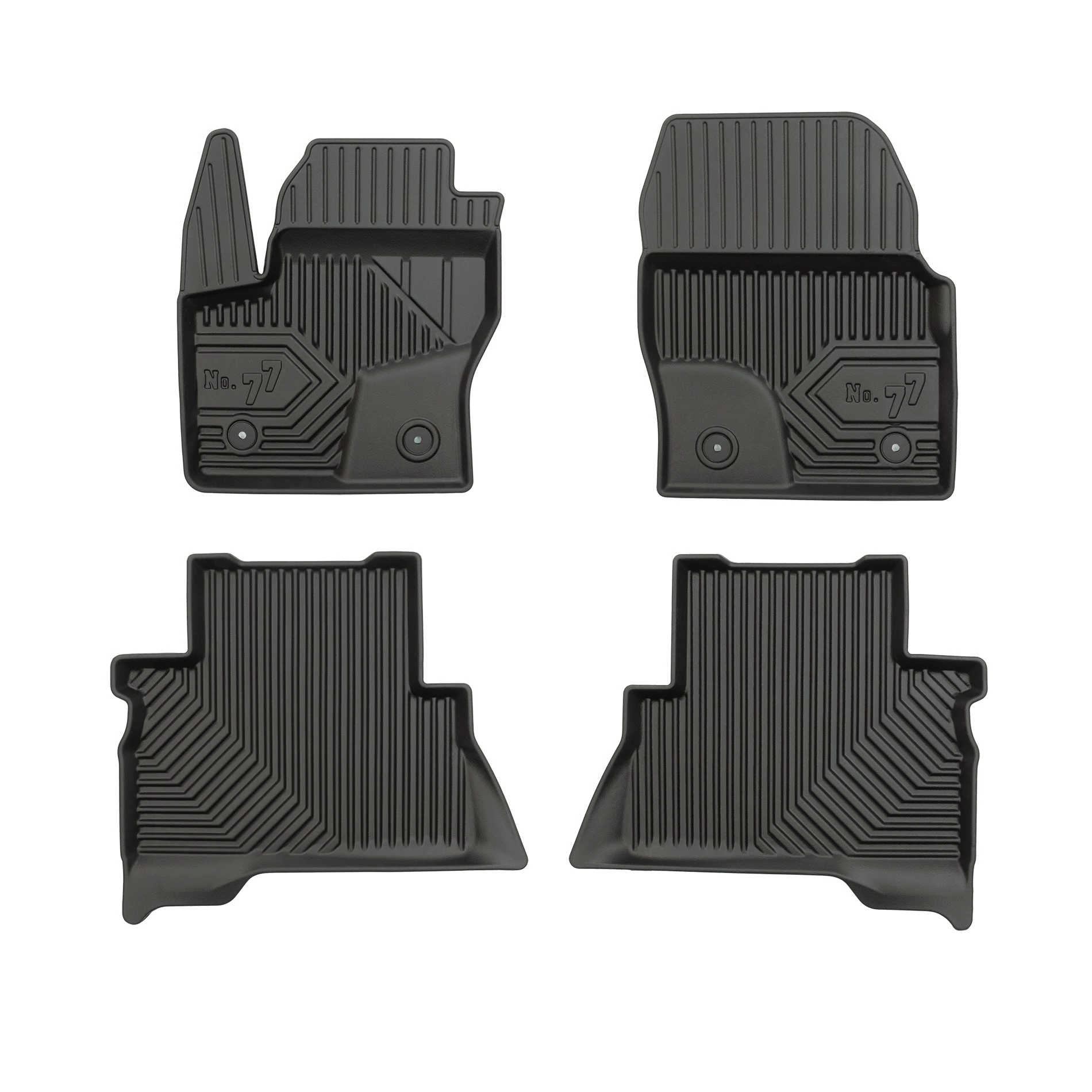 Ford Escape III Frogum No77 fekete 3D hótálcás TPE gumiszőnyeg szett 77409682