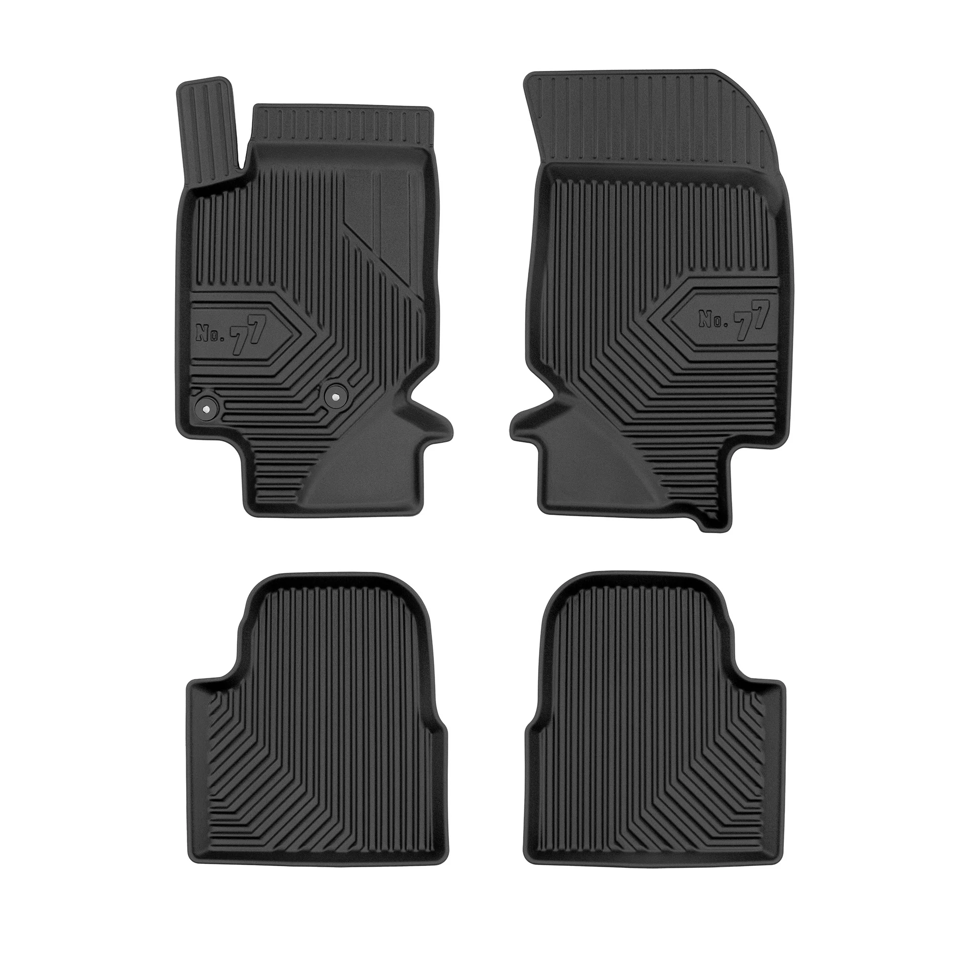Peugeot 2008 II Frogum No77 fekete 3D hótálcás TPE gumiszőnyeg szett 77409828